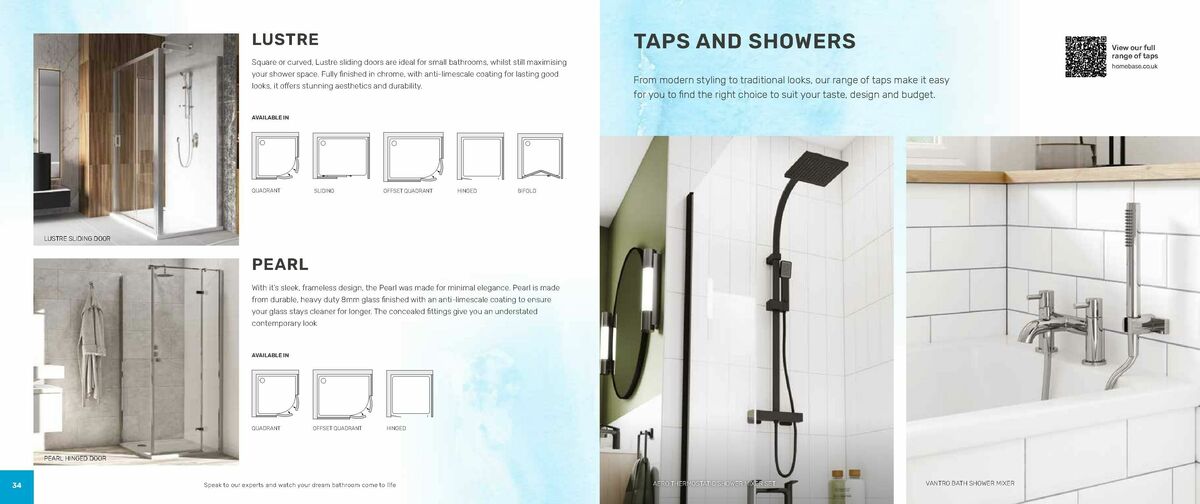 Homebase Bathrooms Brochure Offers from 14 December