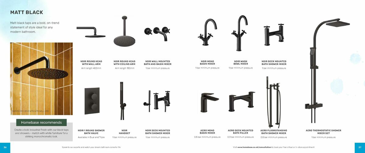 Homebase Bathrooms Brochure Offers from 14 December