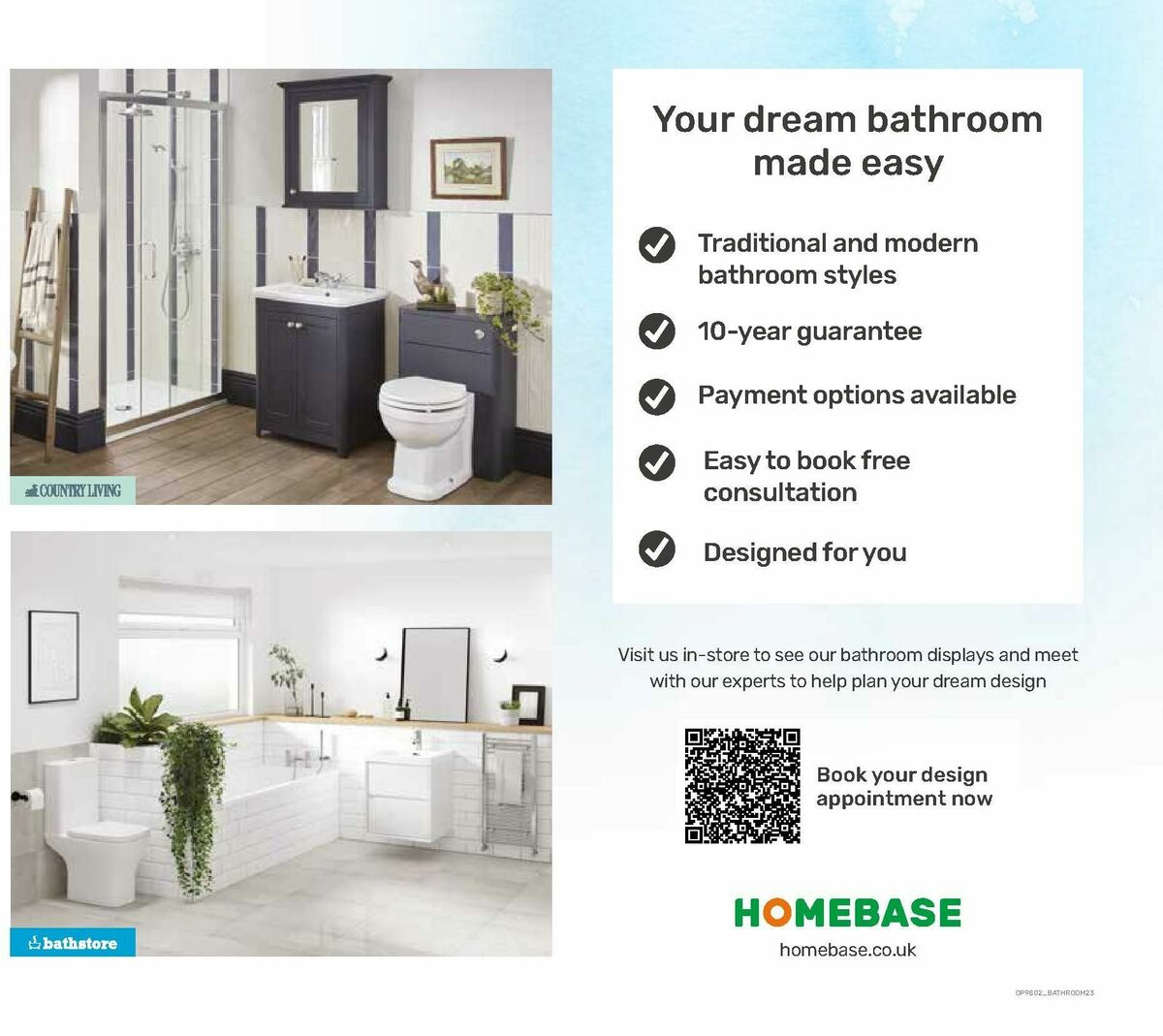 Homebase Bathrooms Brochure Offers from 14 December