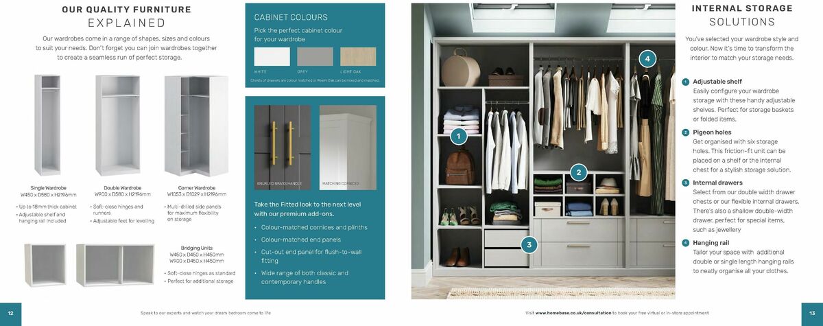 Homebase Bedroom Brochure Offers from 14 December