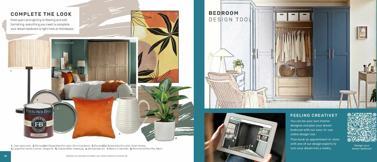 Homebase Bedroom Brochure Offers from 14 December