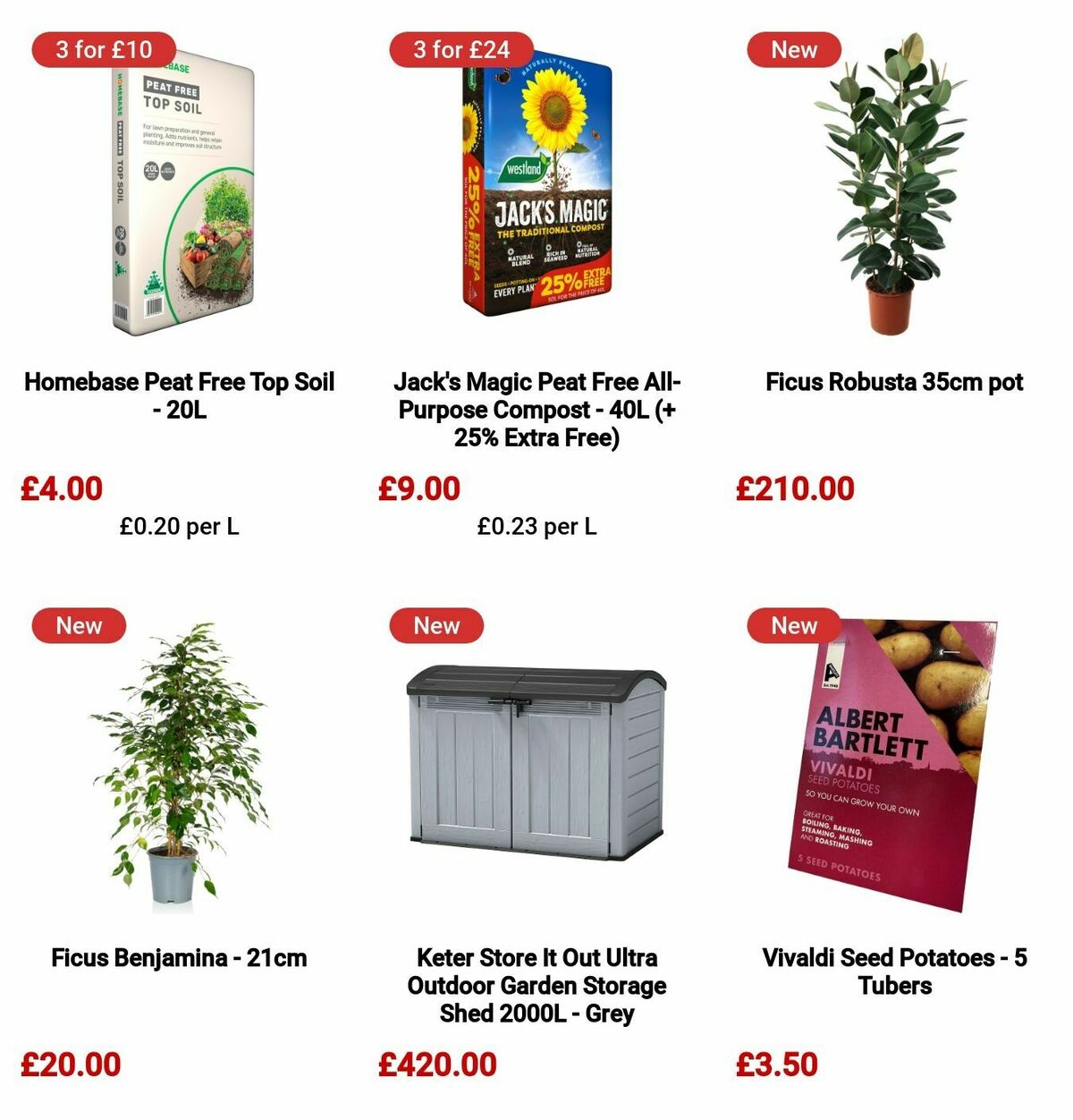 Homebase Offers from 19 March