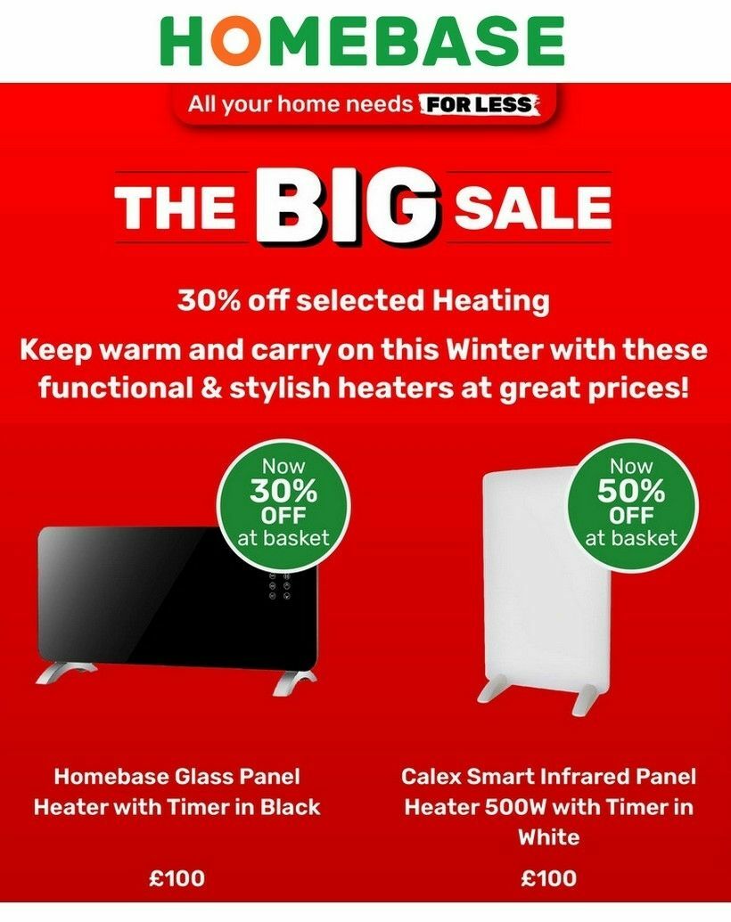 Homebase Offers from 20 January