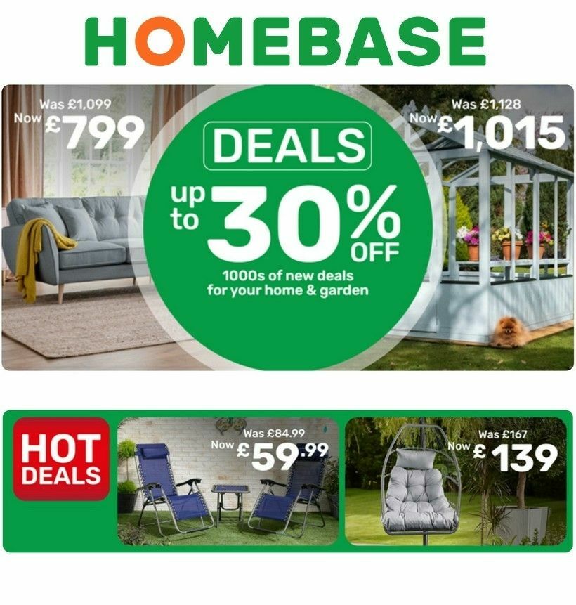 Homebase Offers from 4 March
