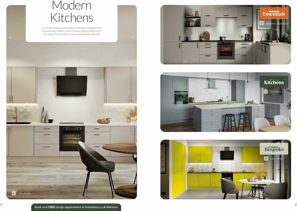 Homebase Kitchens Brochure Offers from 1 July