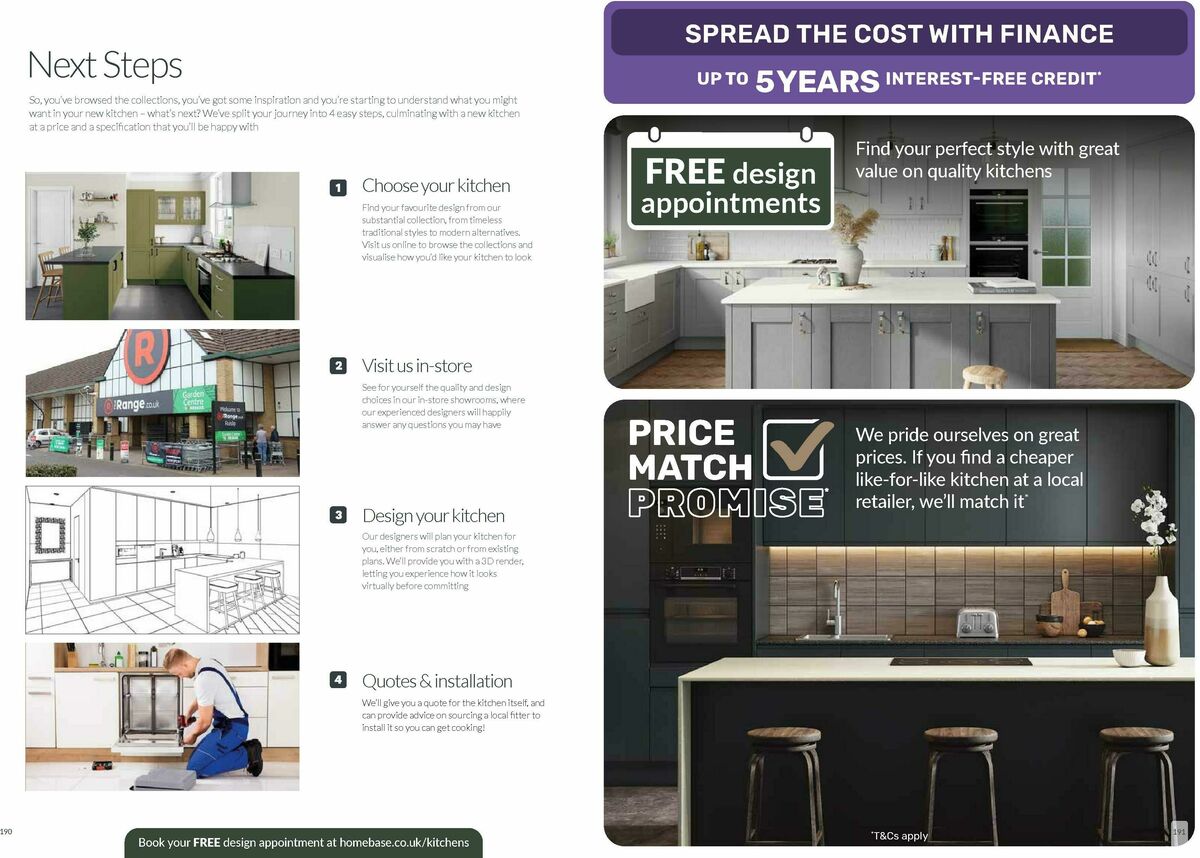 Homebase Kitchens Brochure Offers from 1 July