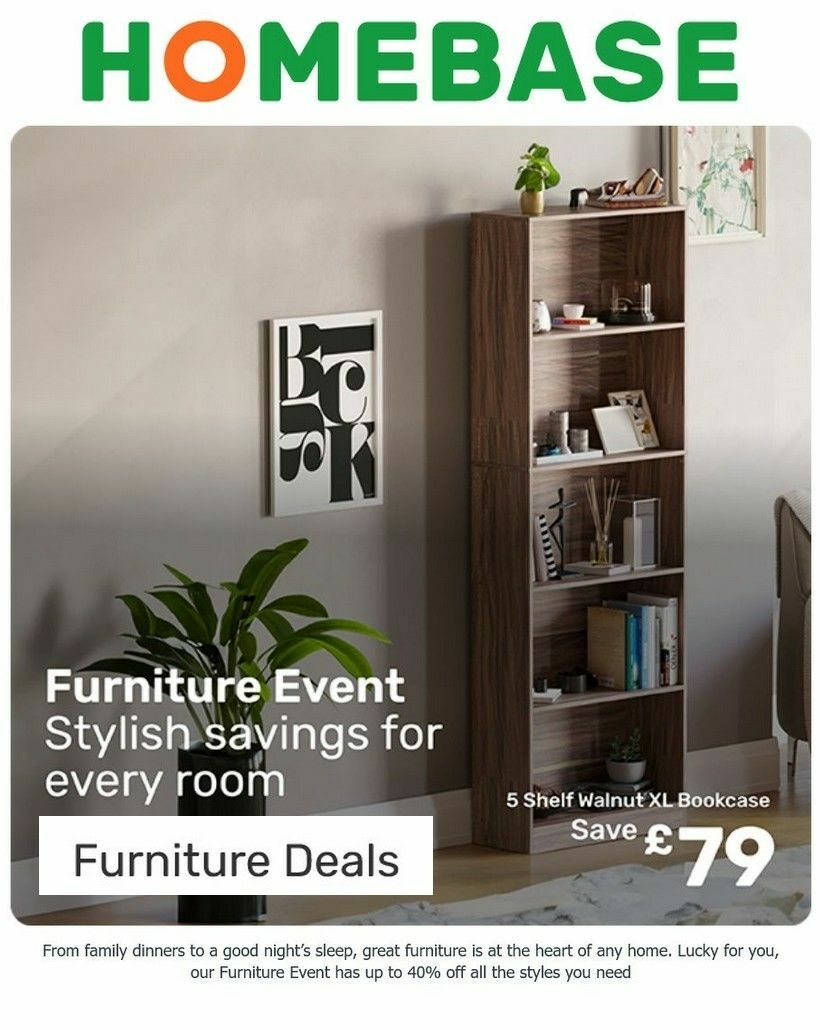 Homebase Offers from 8 September