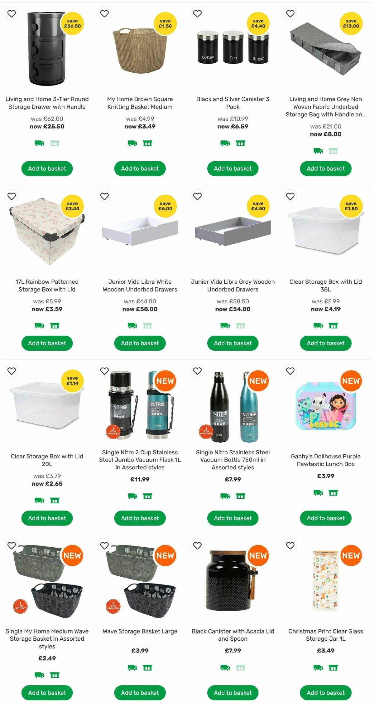 Homebase Offers from 24 October