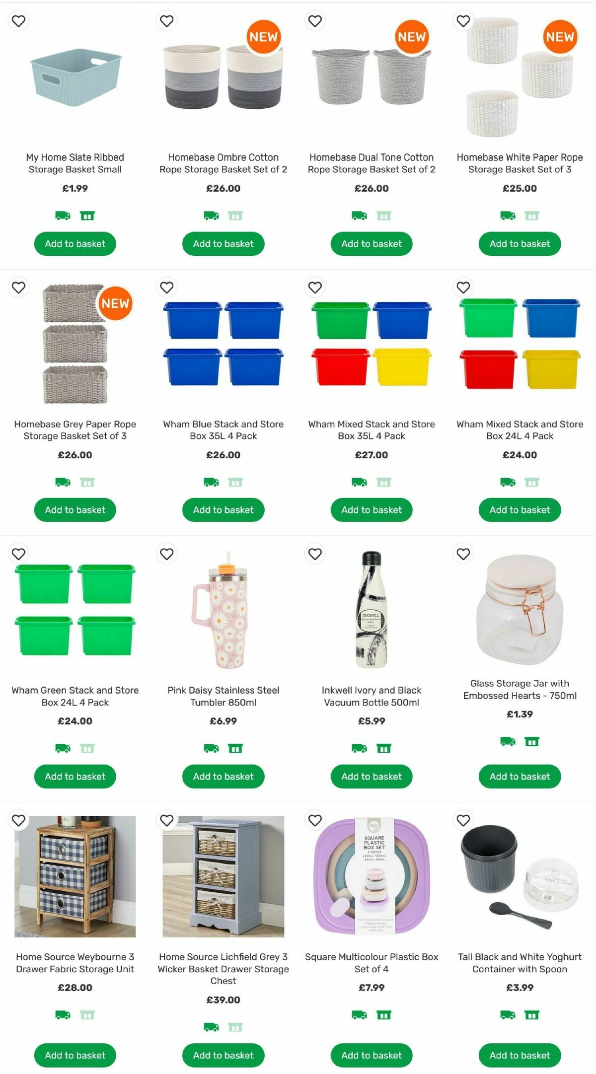 Homebase Offers from 24 October