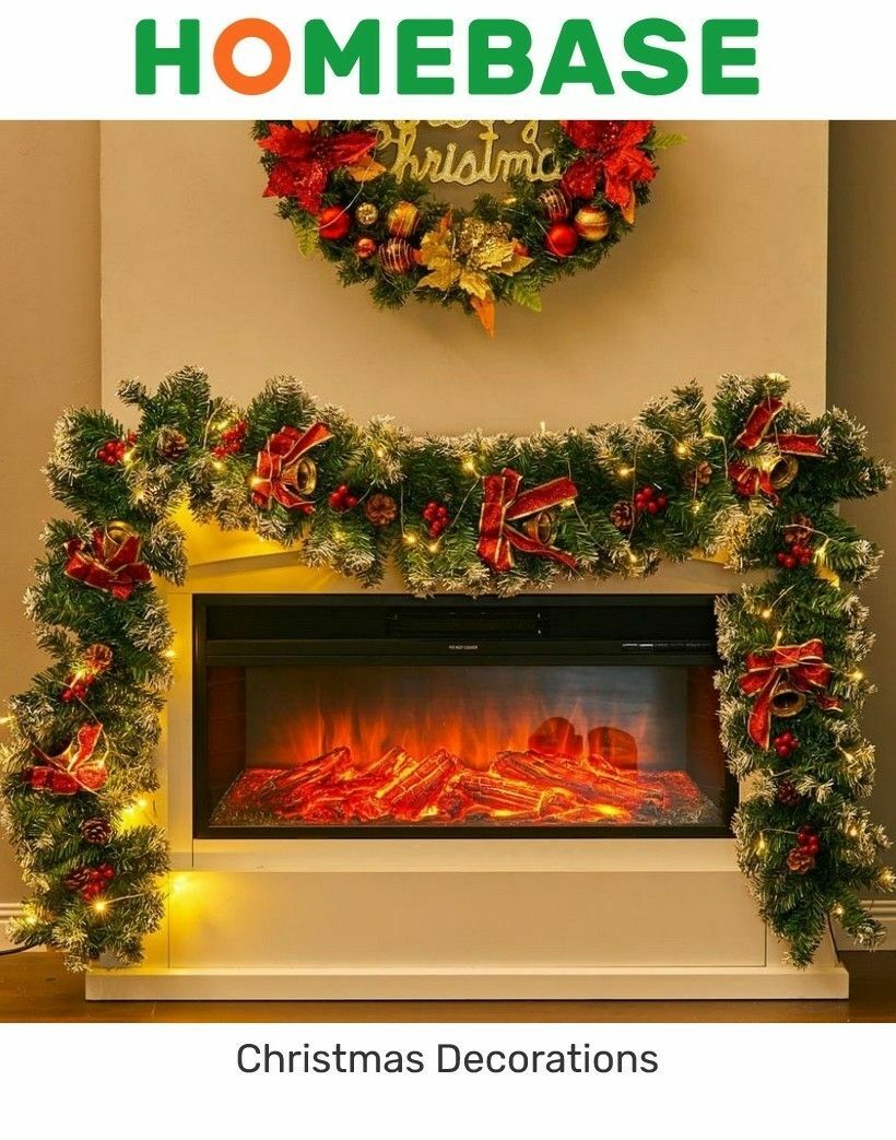 Homebase Christmas Decorations Offers from 24 November