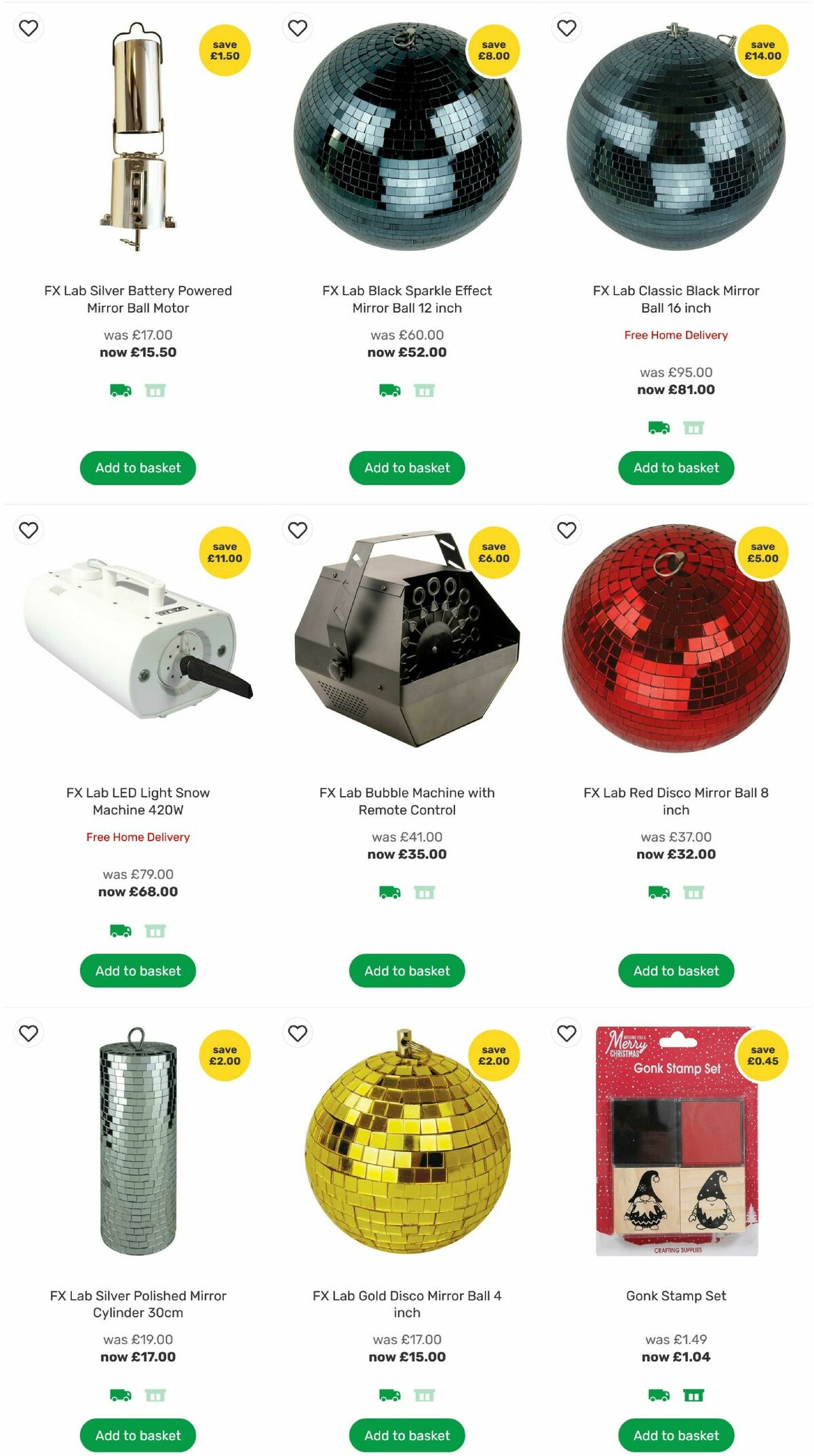 Homebase Christmas Decorations Offers from 24 November