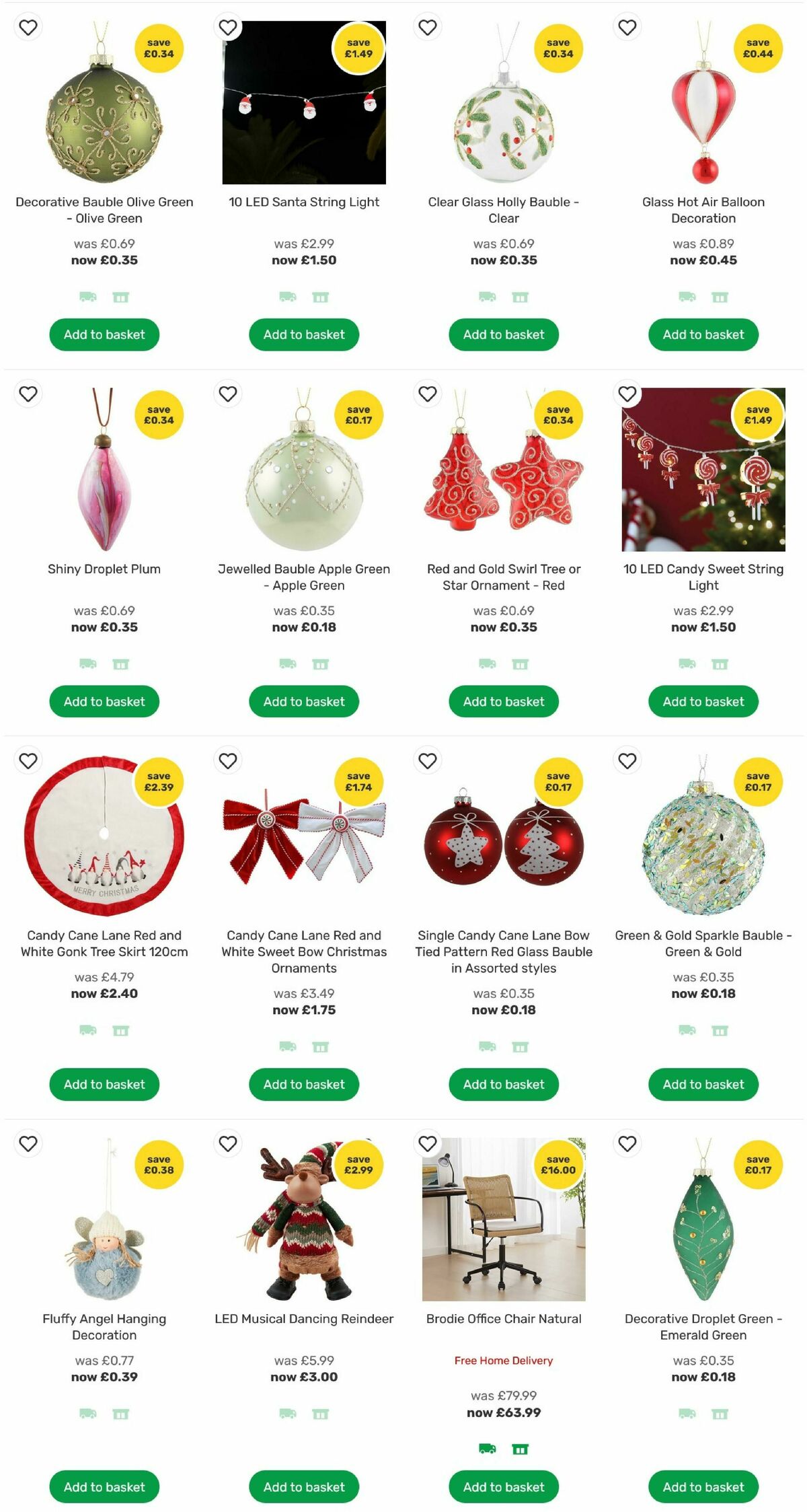 Homebase Offers from 18 December