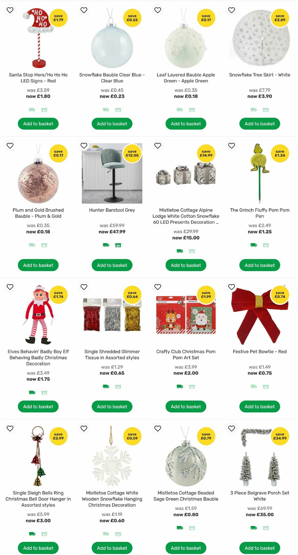 Homebase Offers from 18 December