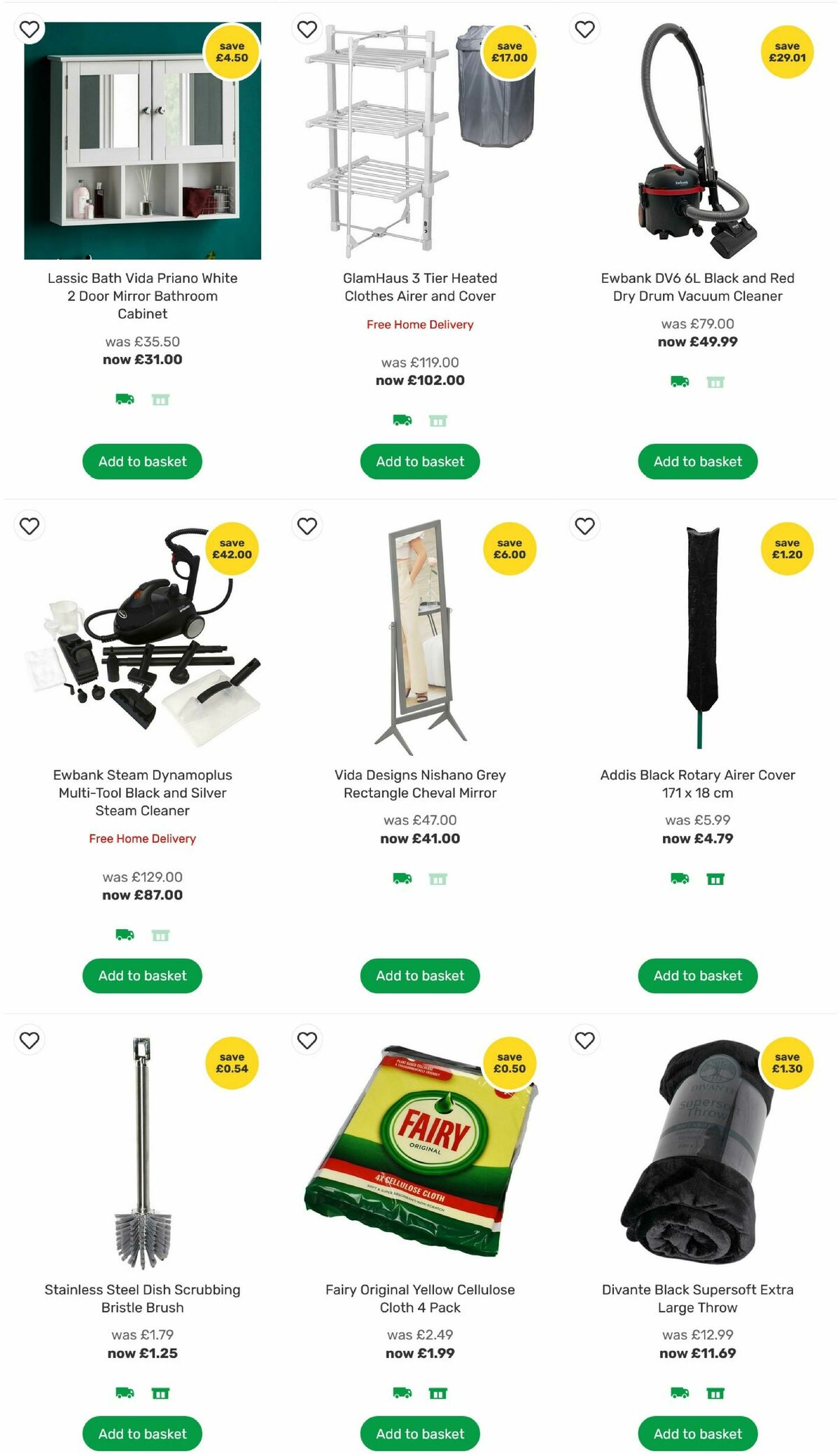 Homebase Offers from 29 December