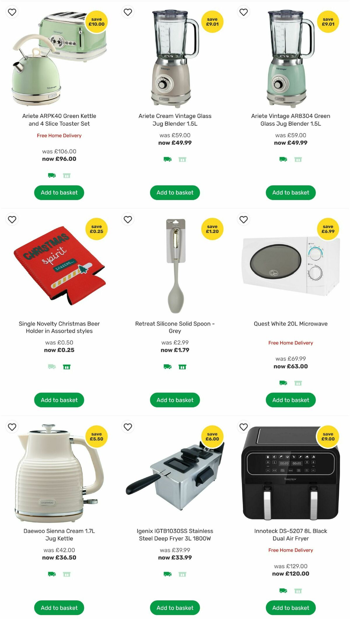 Homebase Offers from 29 December