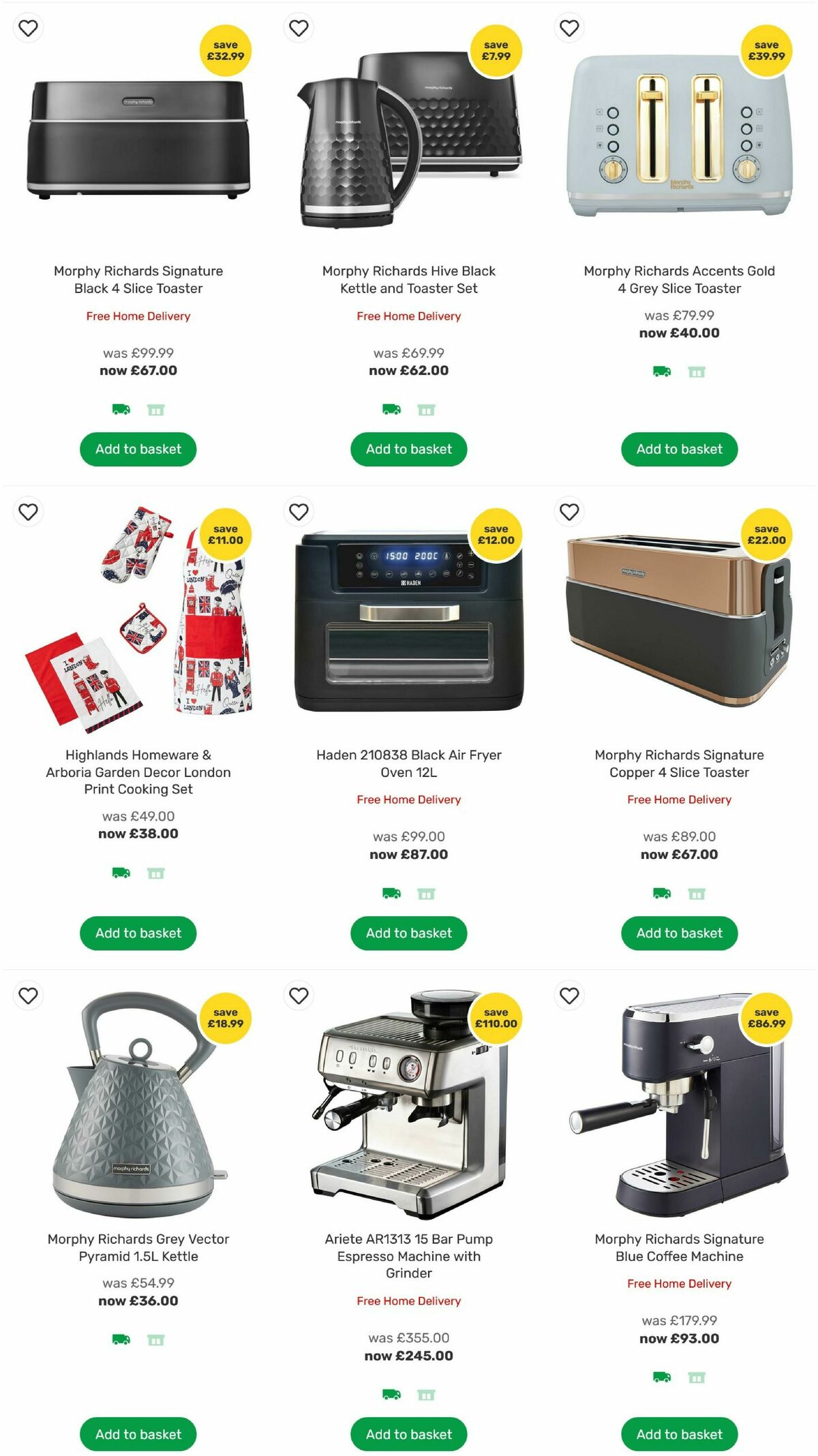 Homebase Offers from 29 December
