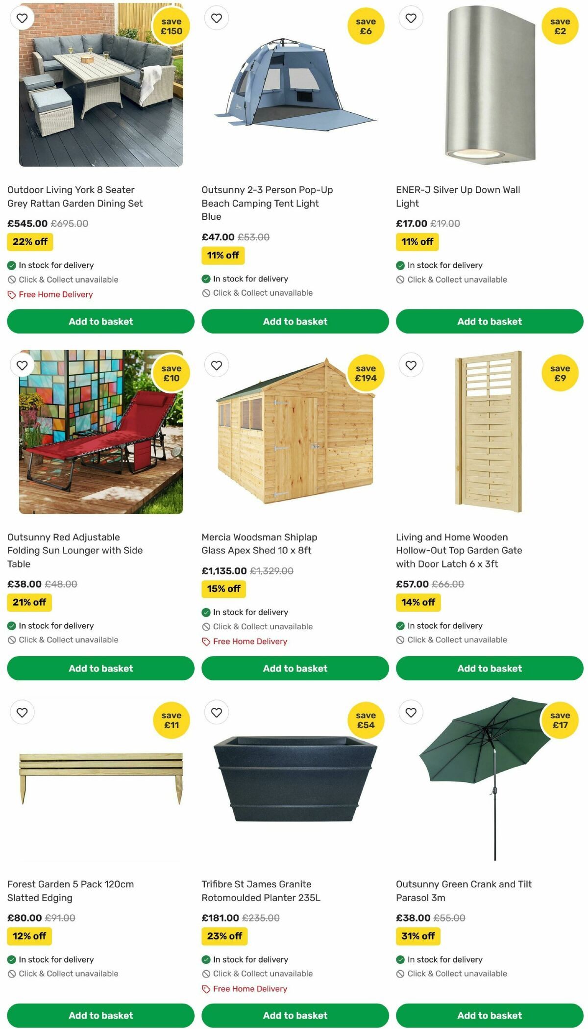Homebase Offers from 12 March