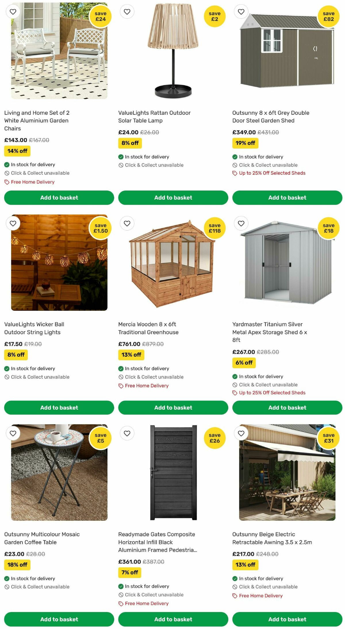 Homebase Offers from 12 March