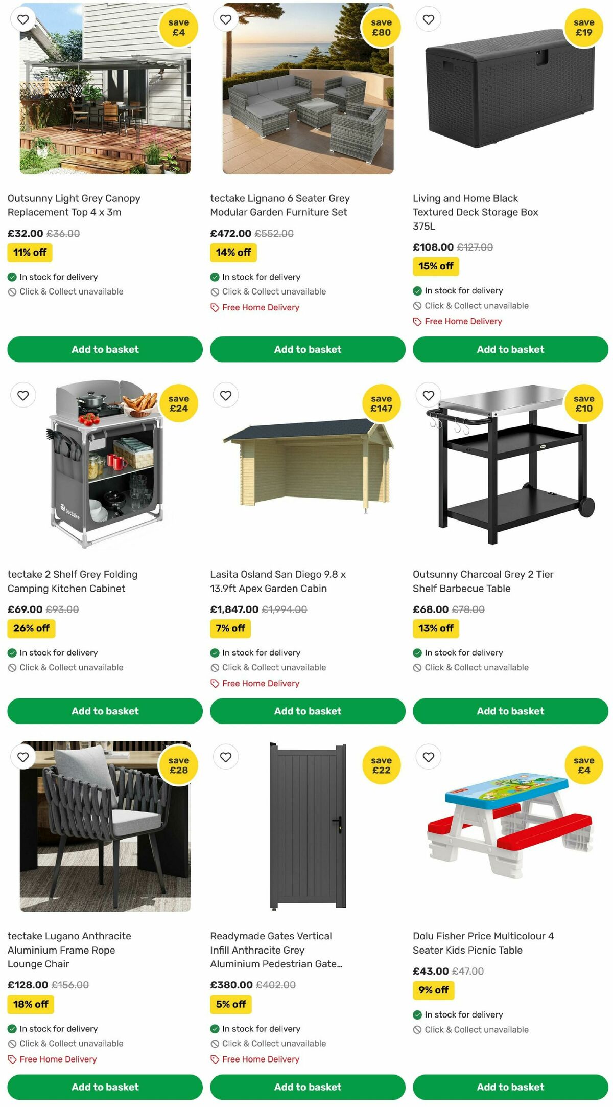 Homebase Offers from 12 March