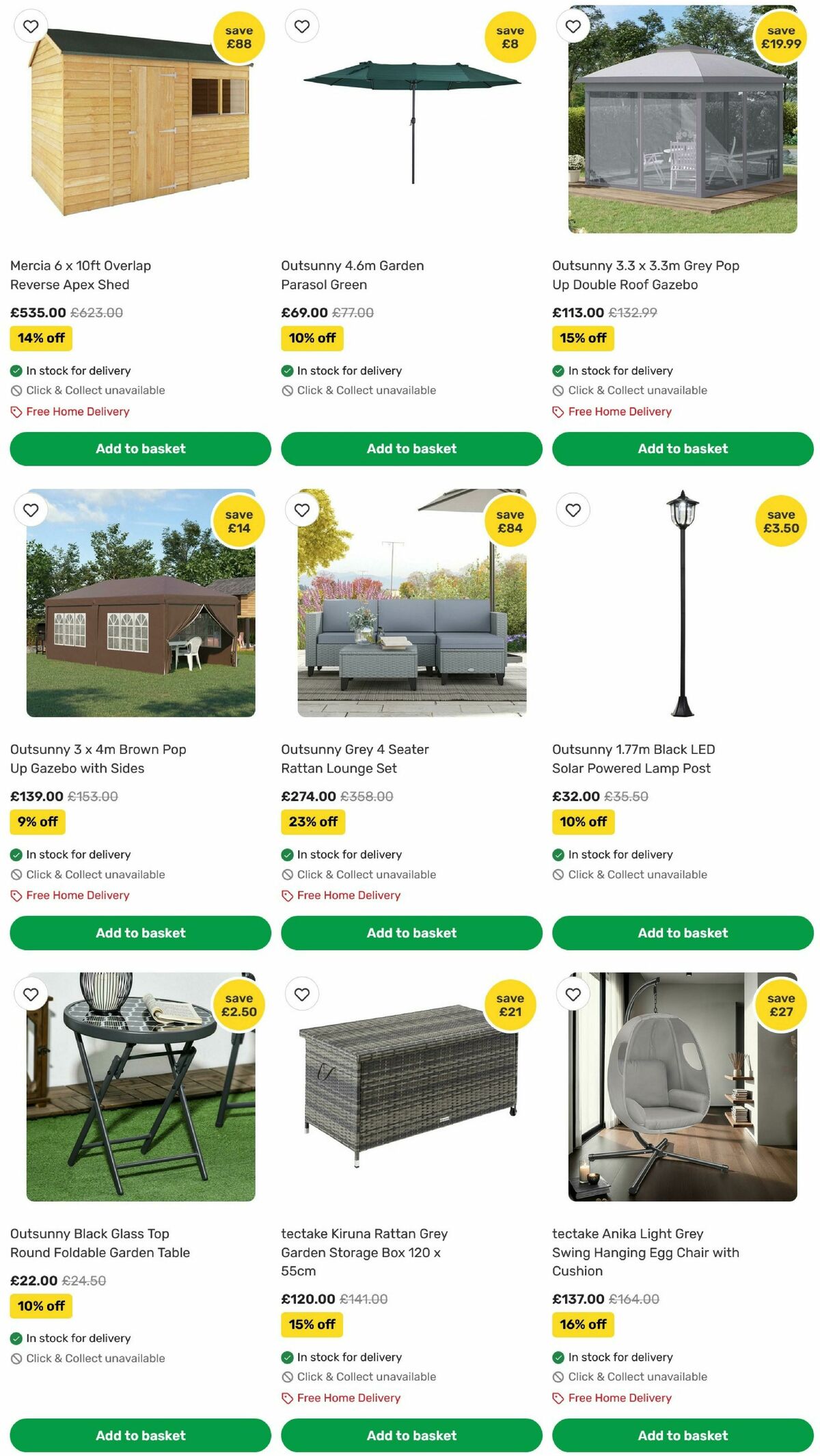 Homebase Offers from 12 March