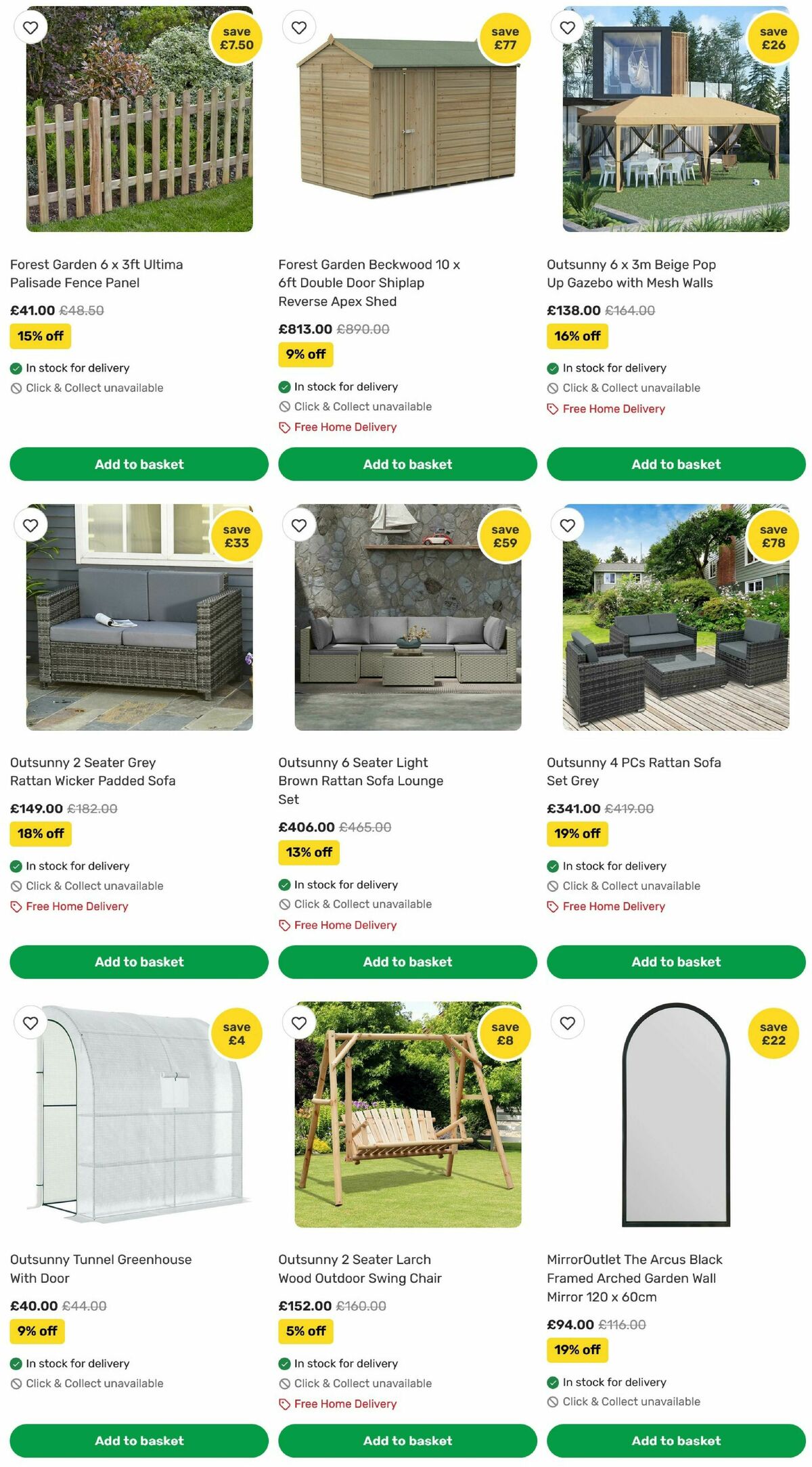 Homebase Offers from 12 March