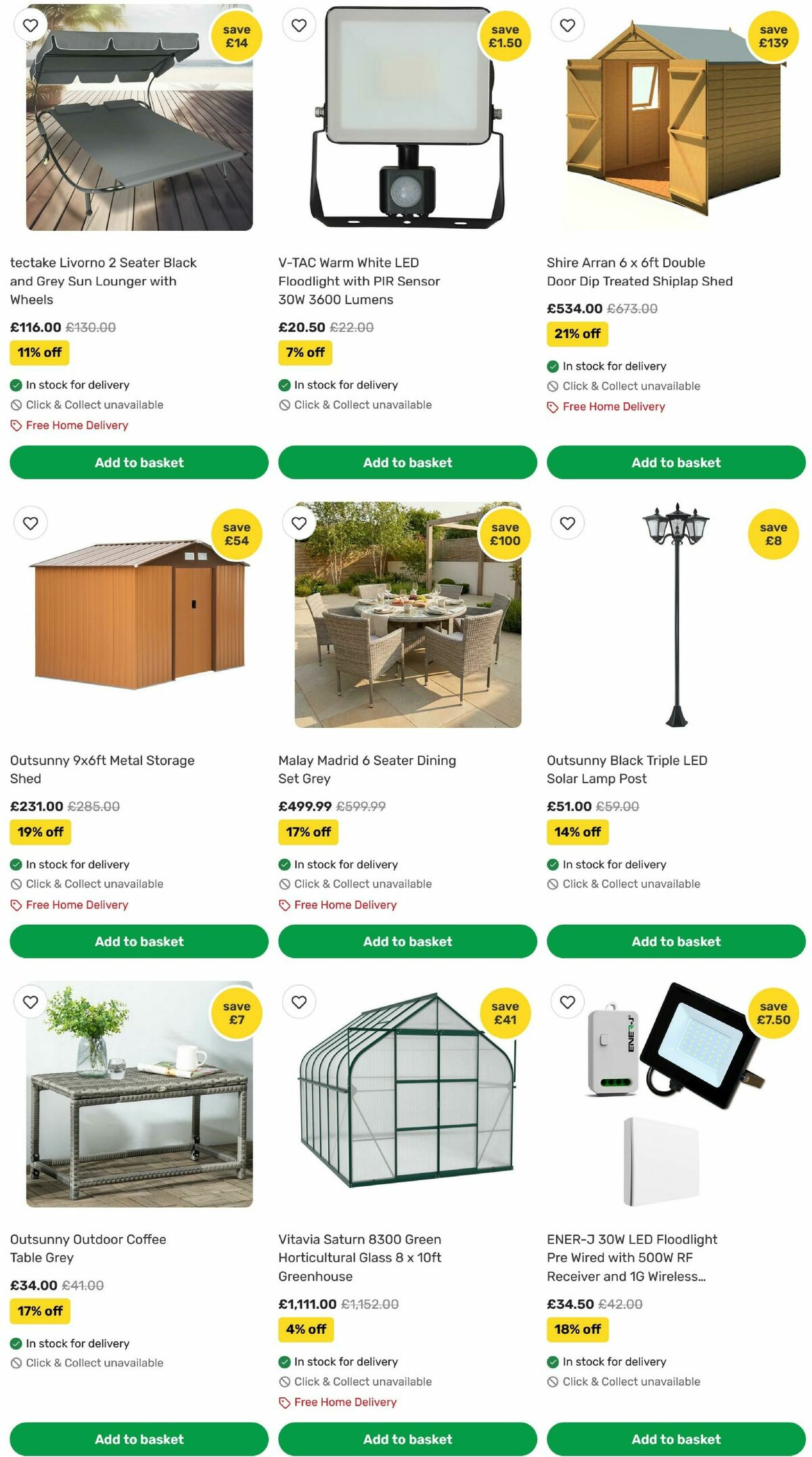 Homebase Offers from 12 March