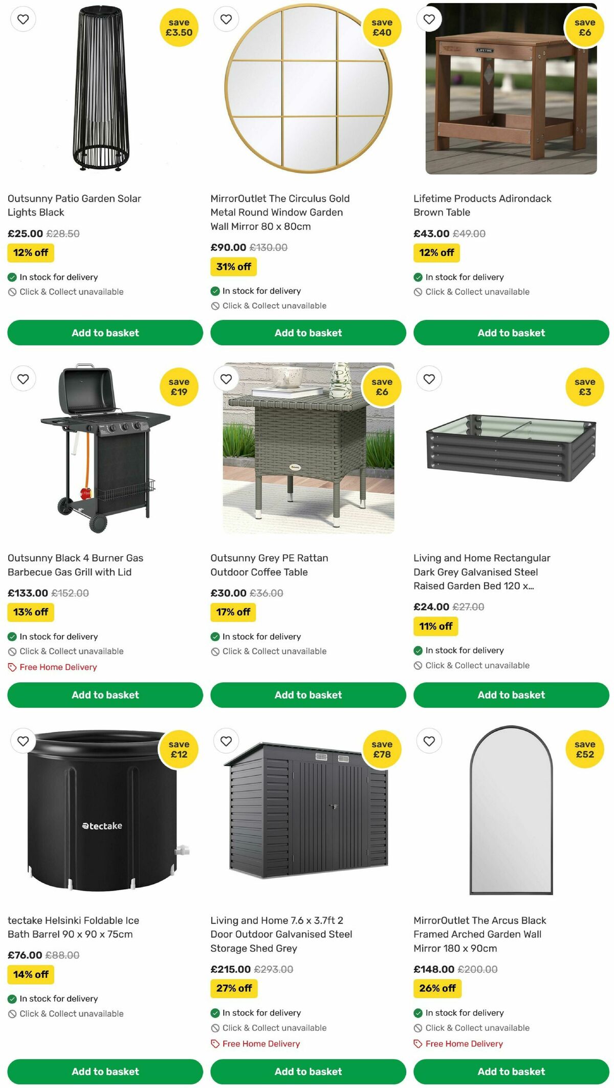 Homebase Offers from 12 March