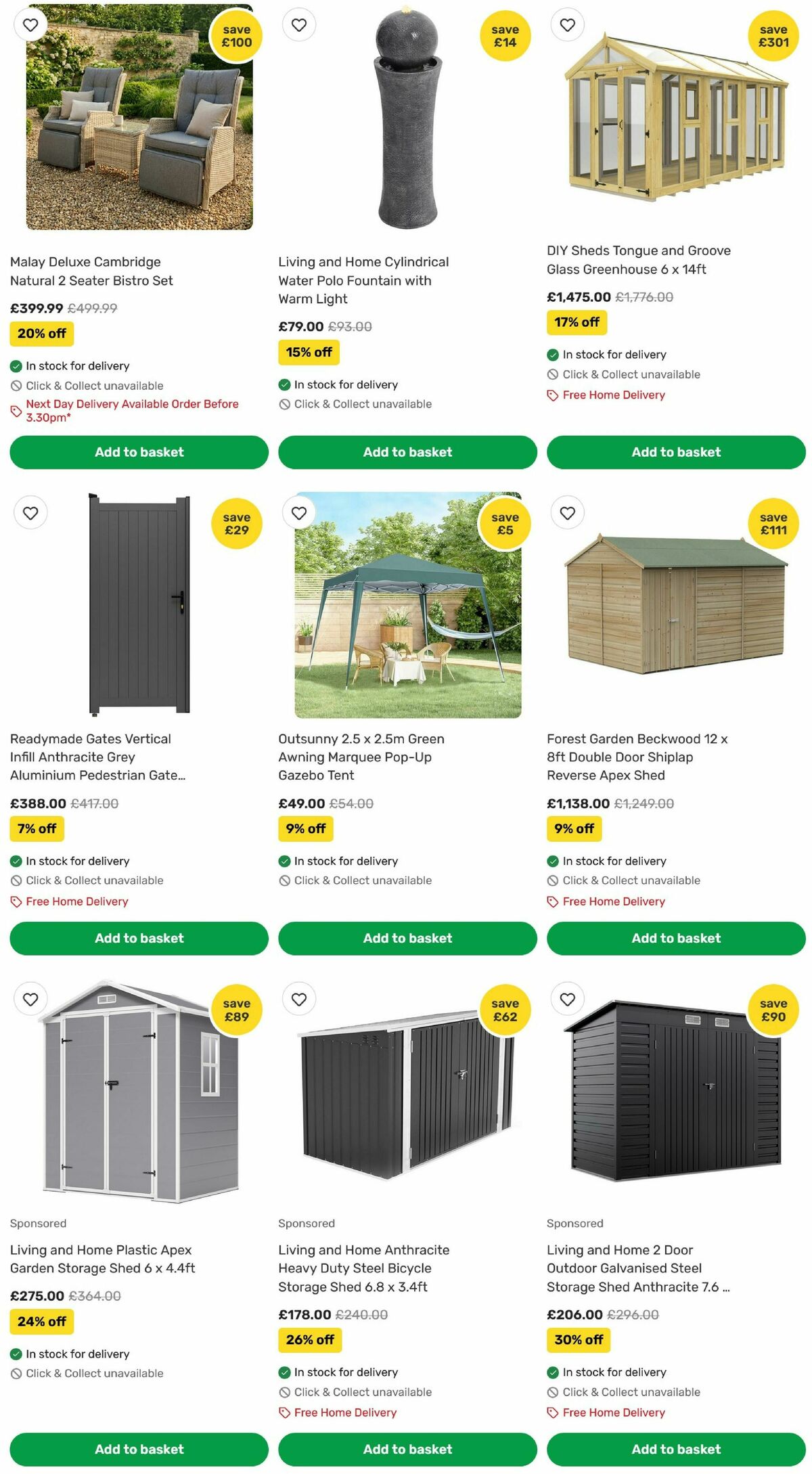 Homebase Offers from 12 March