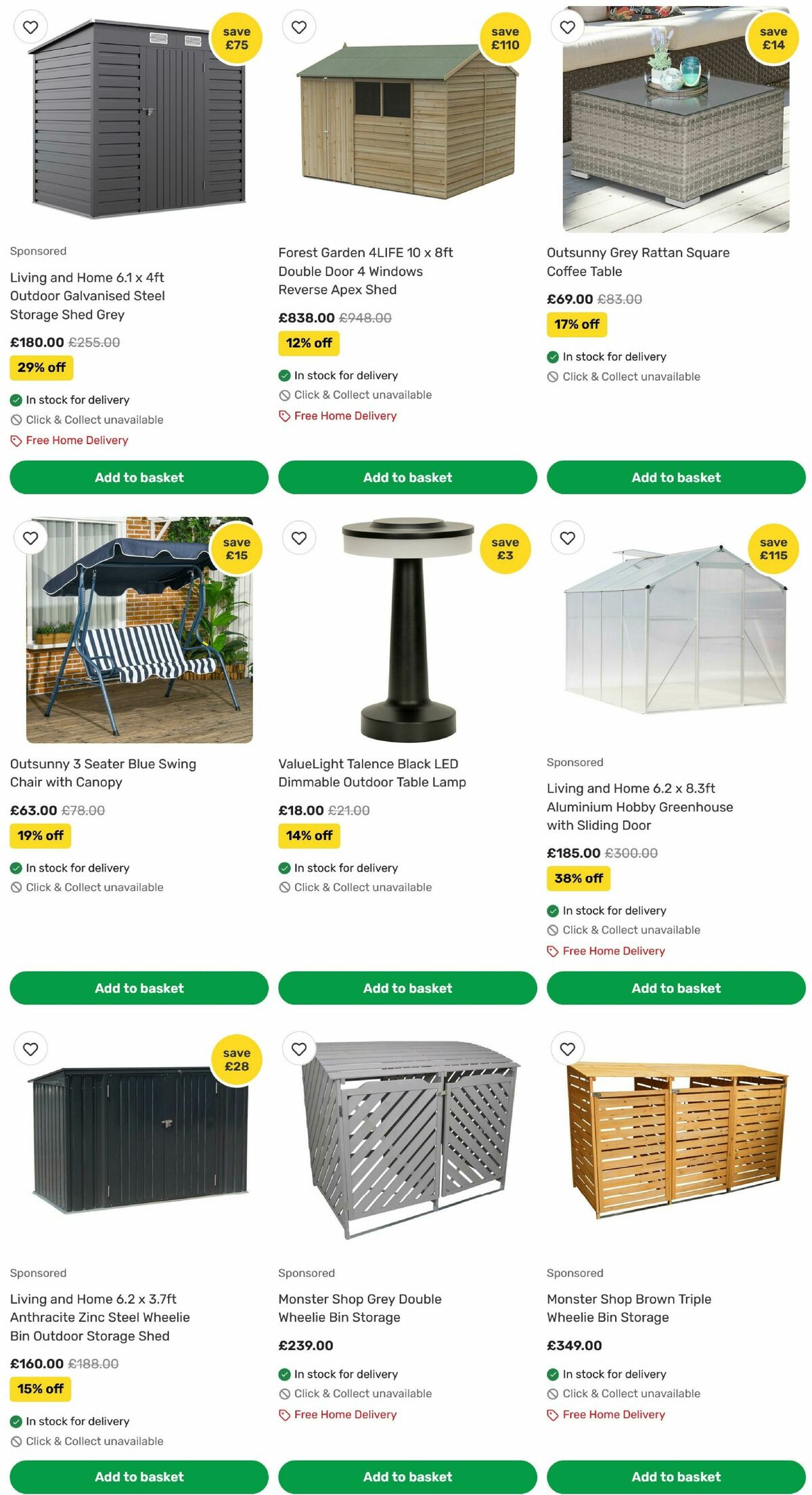 Homebase Offers from 12 March