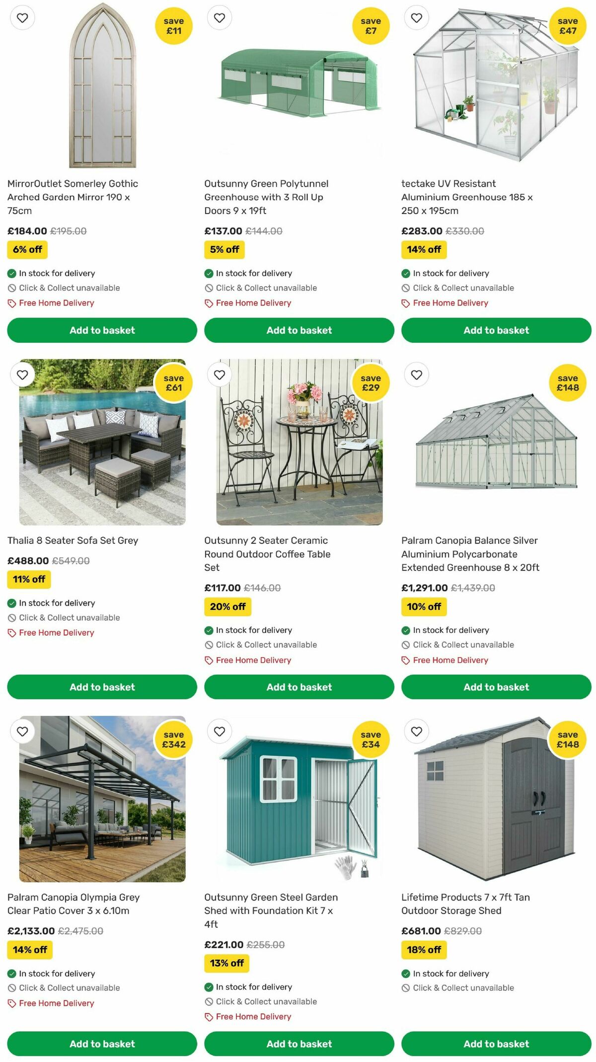 Homebase Offers from 12 March