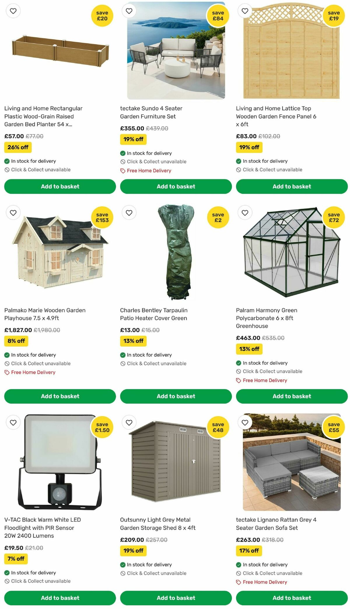 Homebase Offers from 12 March