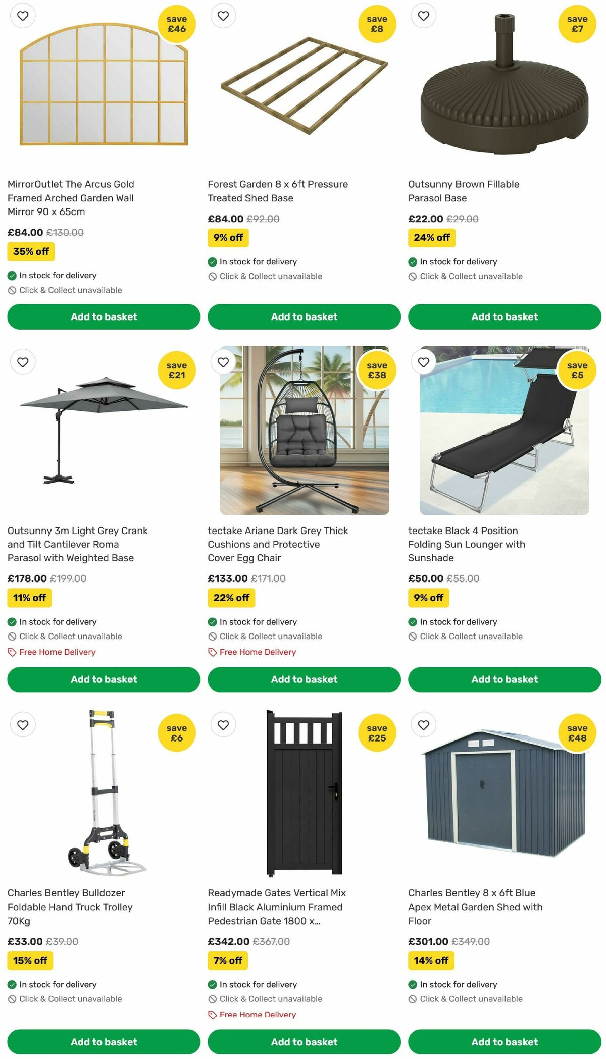 Homebase Offers from 12 March
