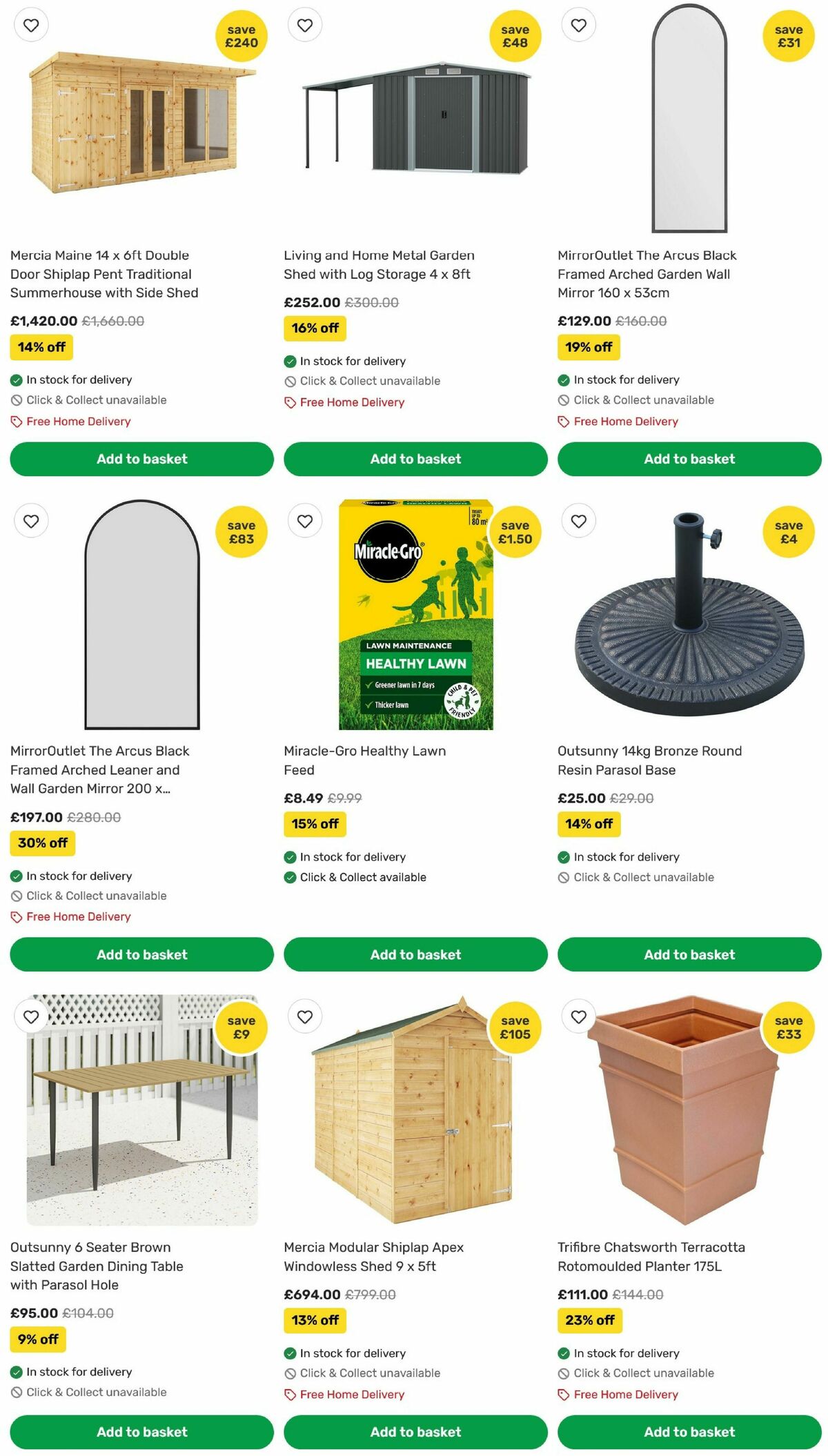 Homebase Offers from 12 March