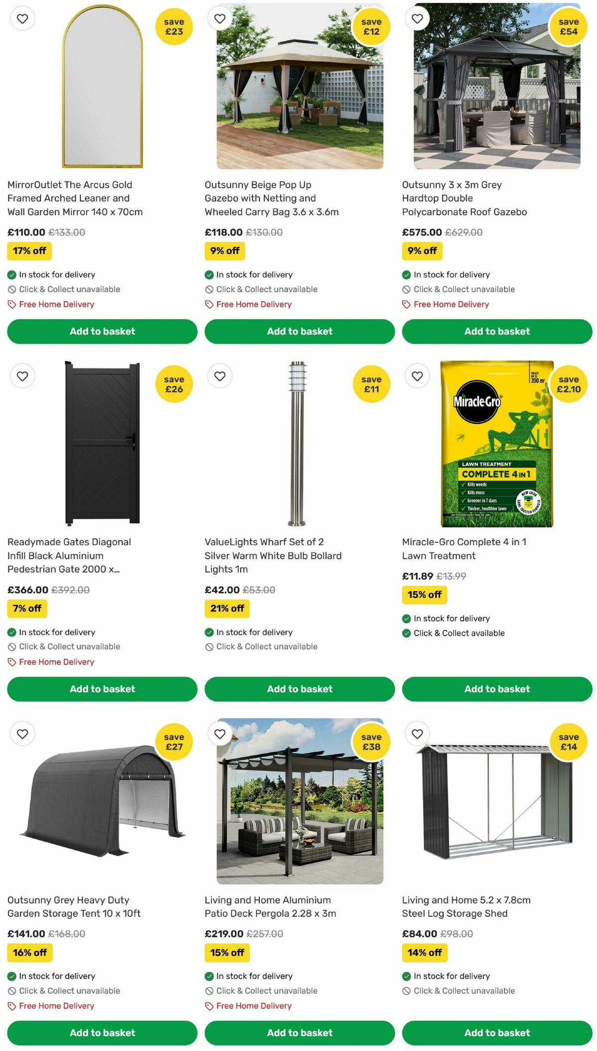 Homebase Offers from 12 March