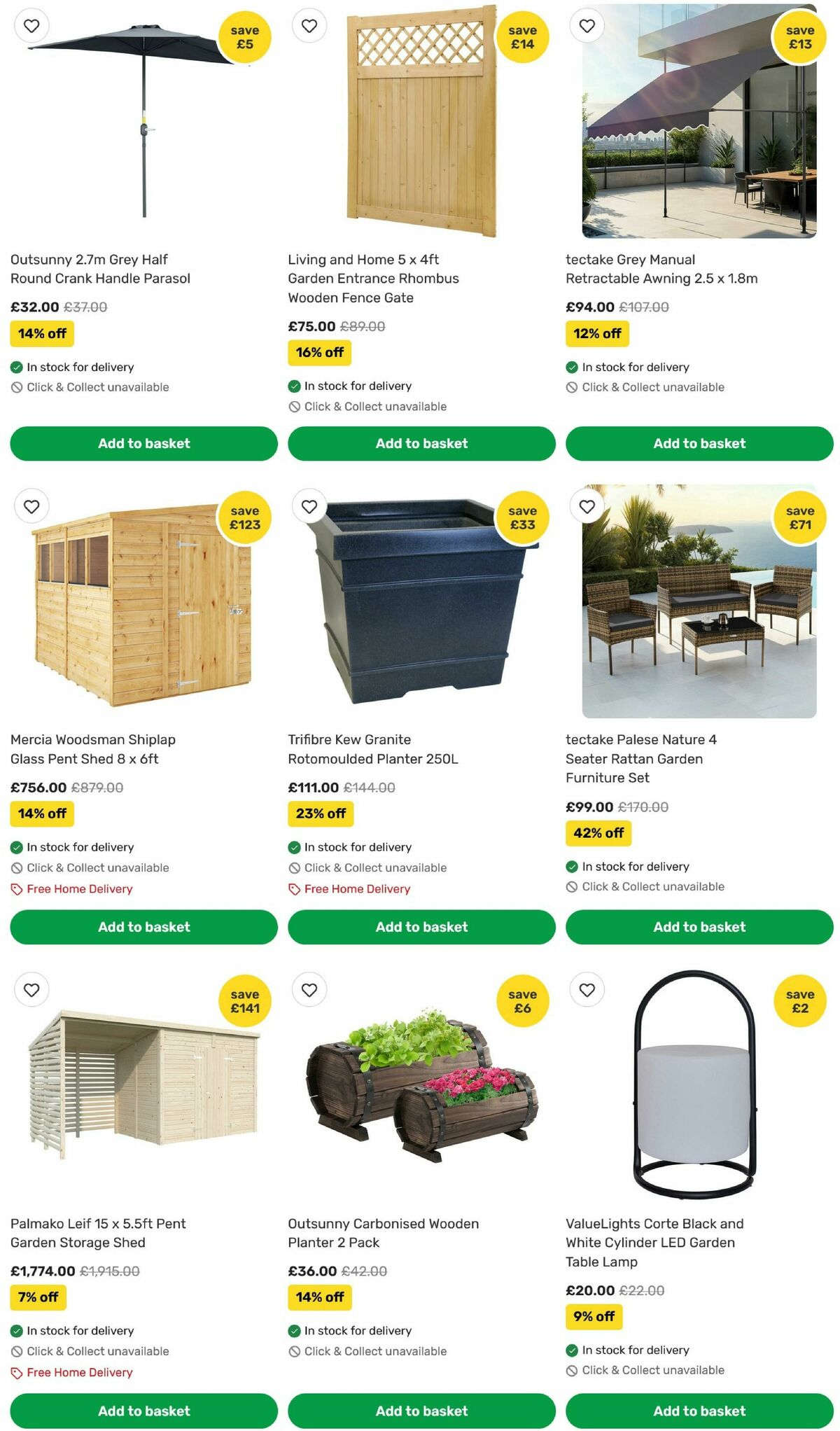 Homebase Offers from 12 March