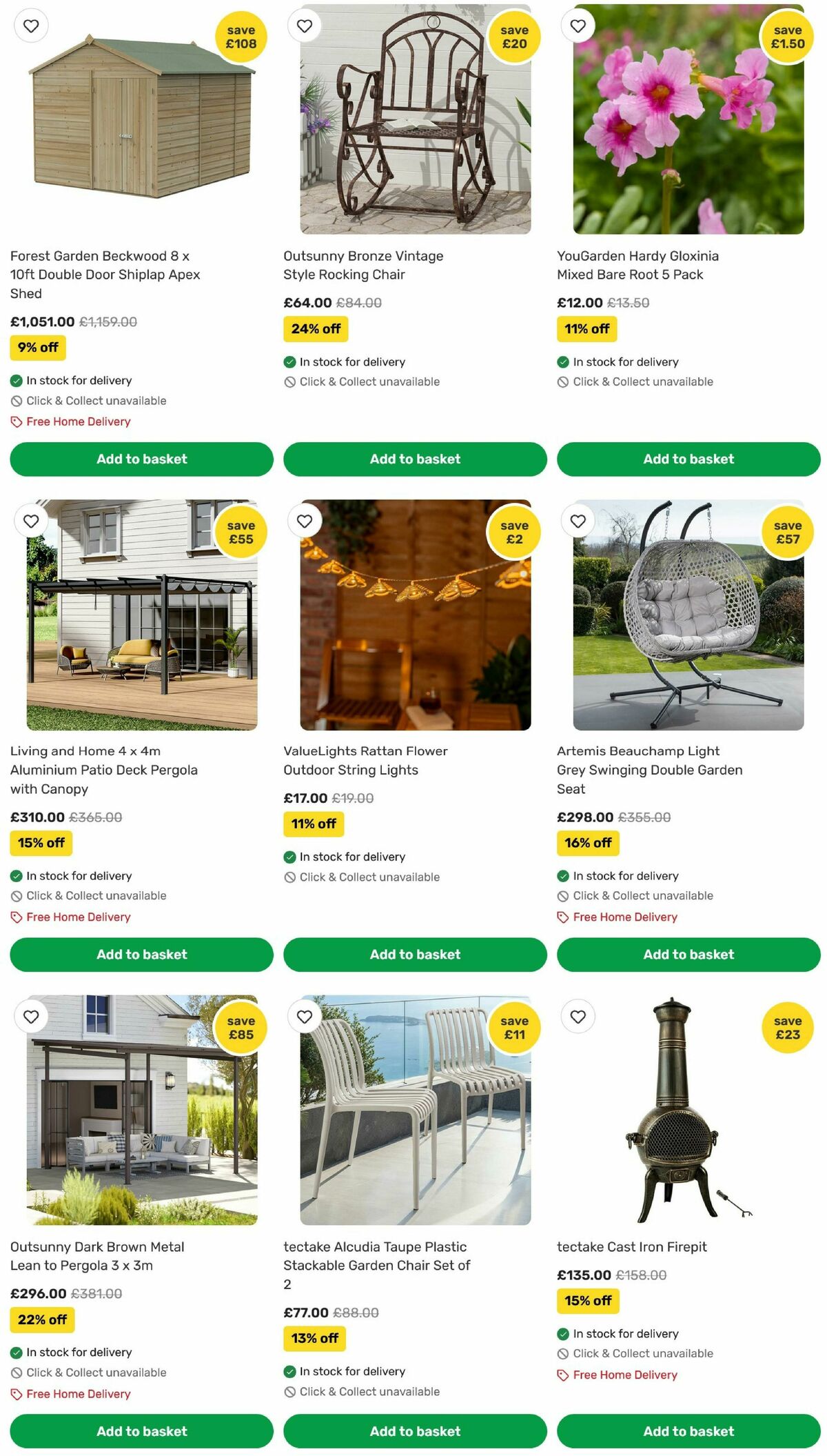 Homebase Offers from 12 March