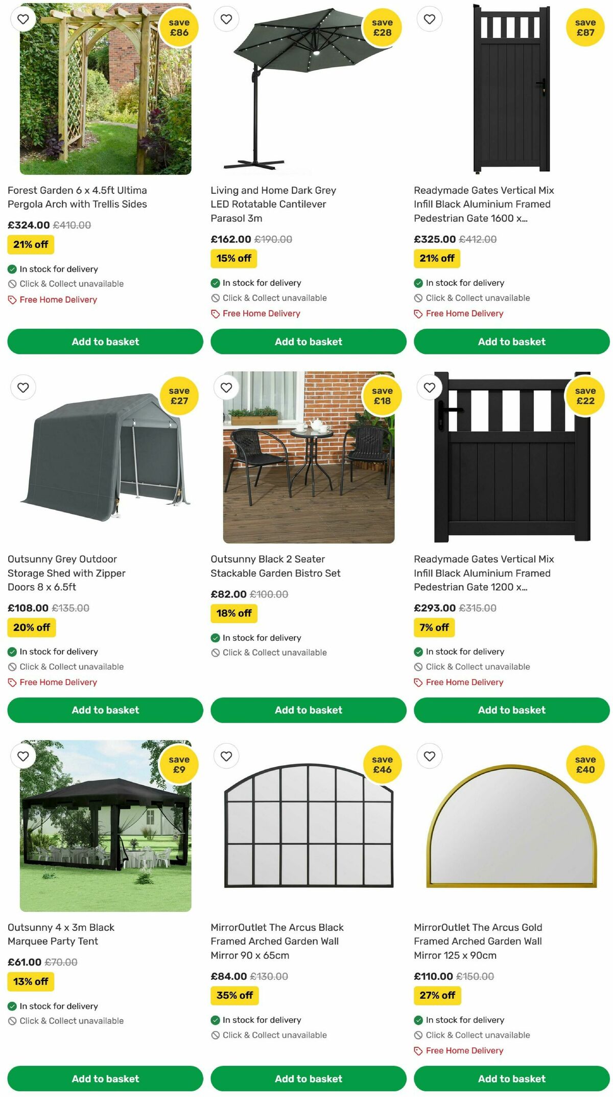 Homebase Offers from 12 March