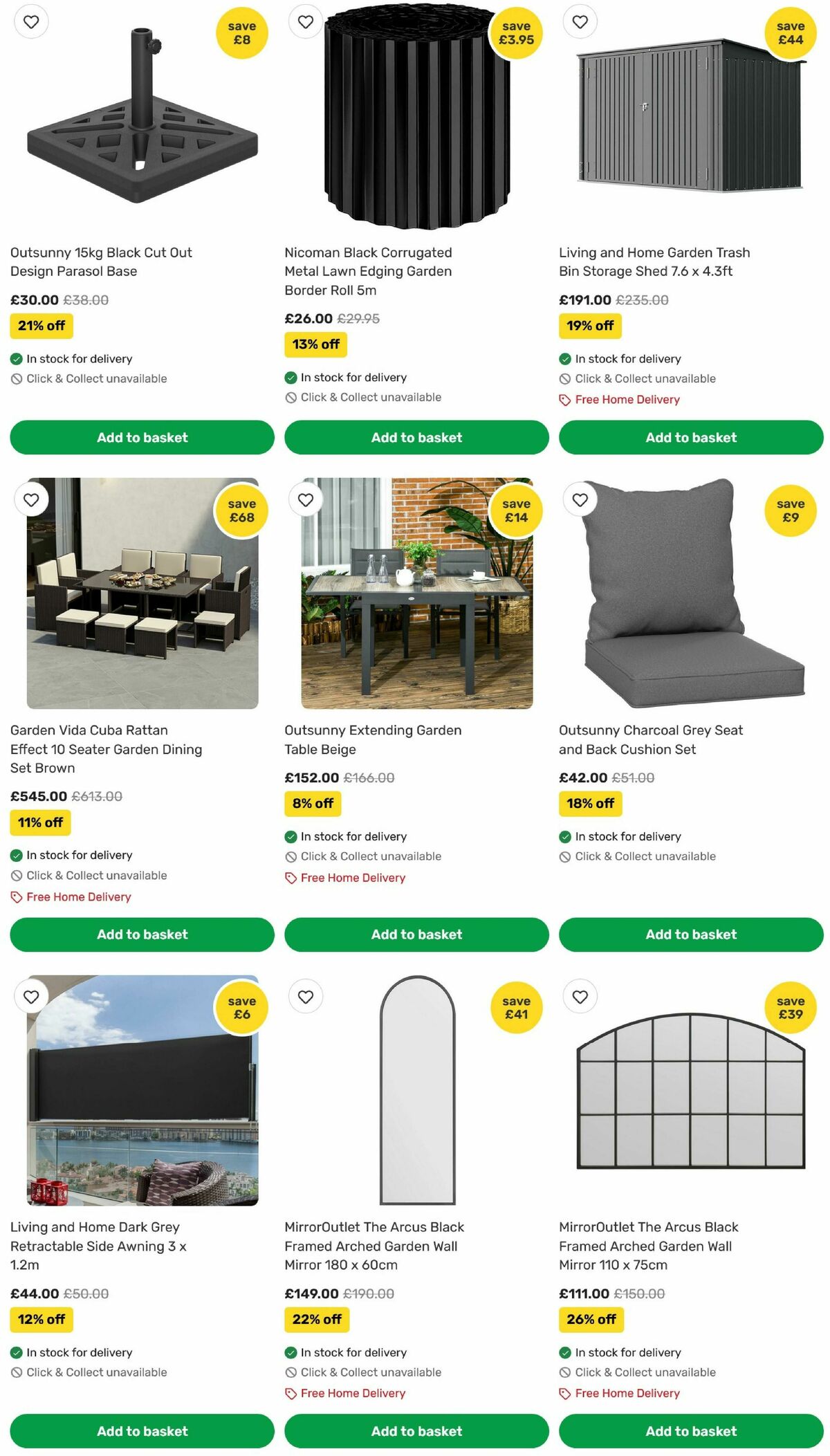 Homebase Offers from 12 March