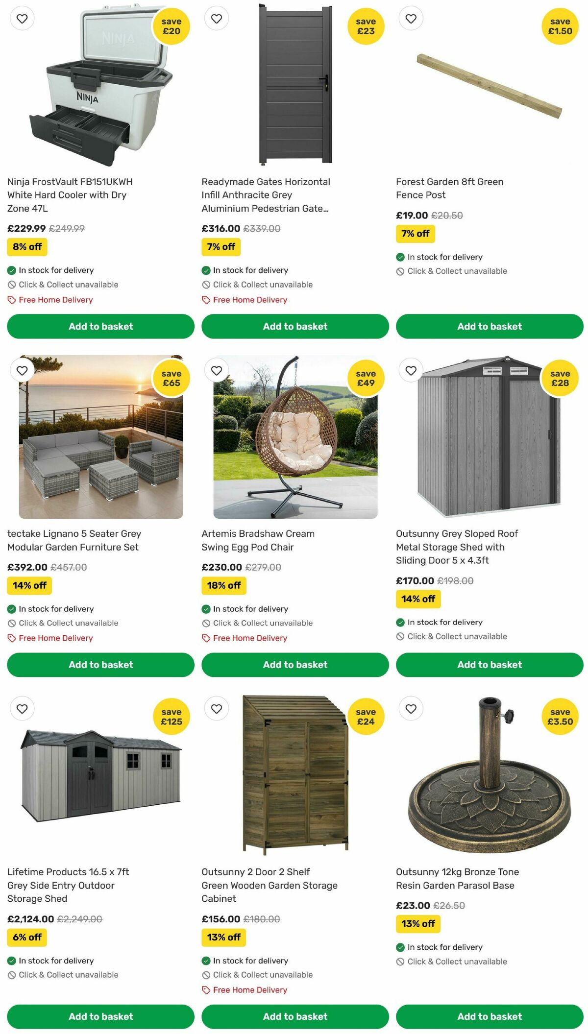 Homebase Offers from 12 March