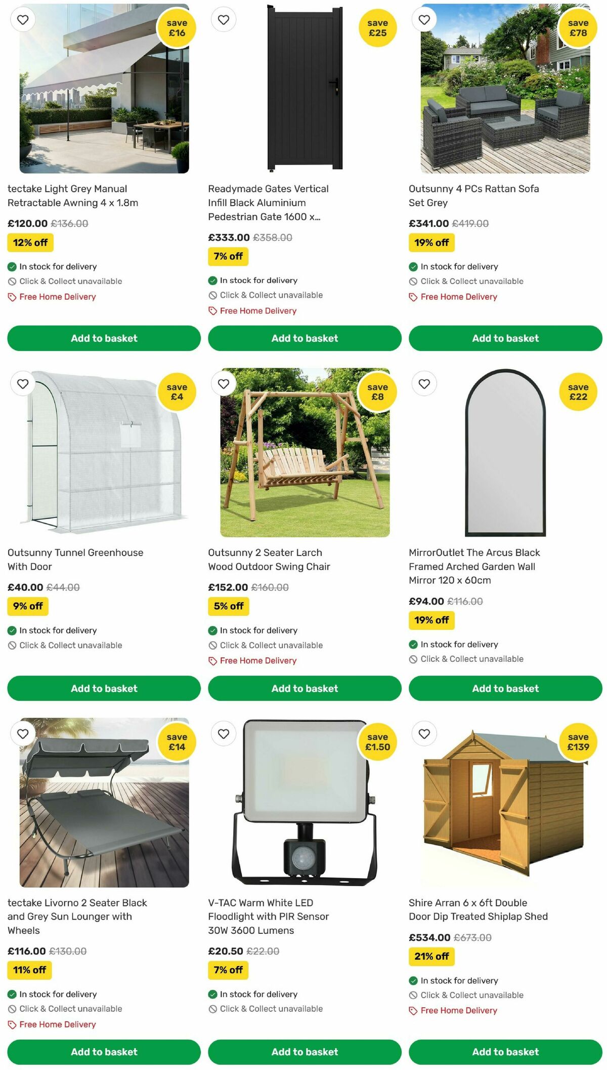 Homebase Offers from 12 March