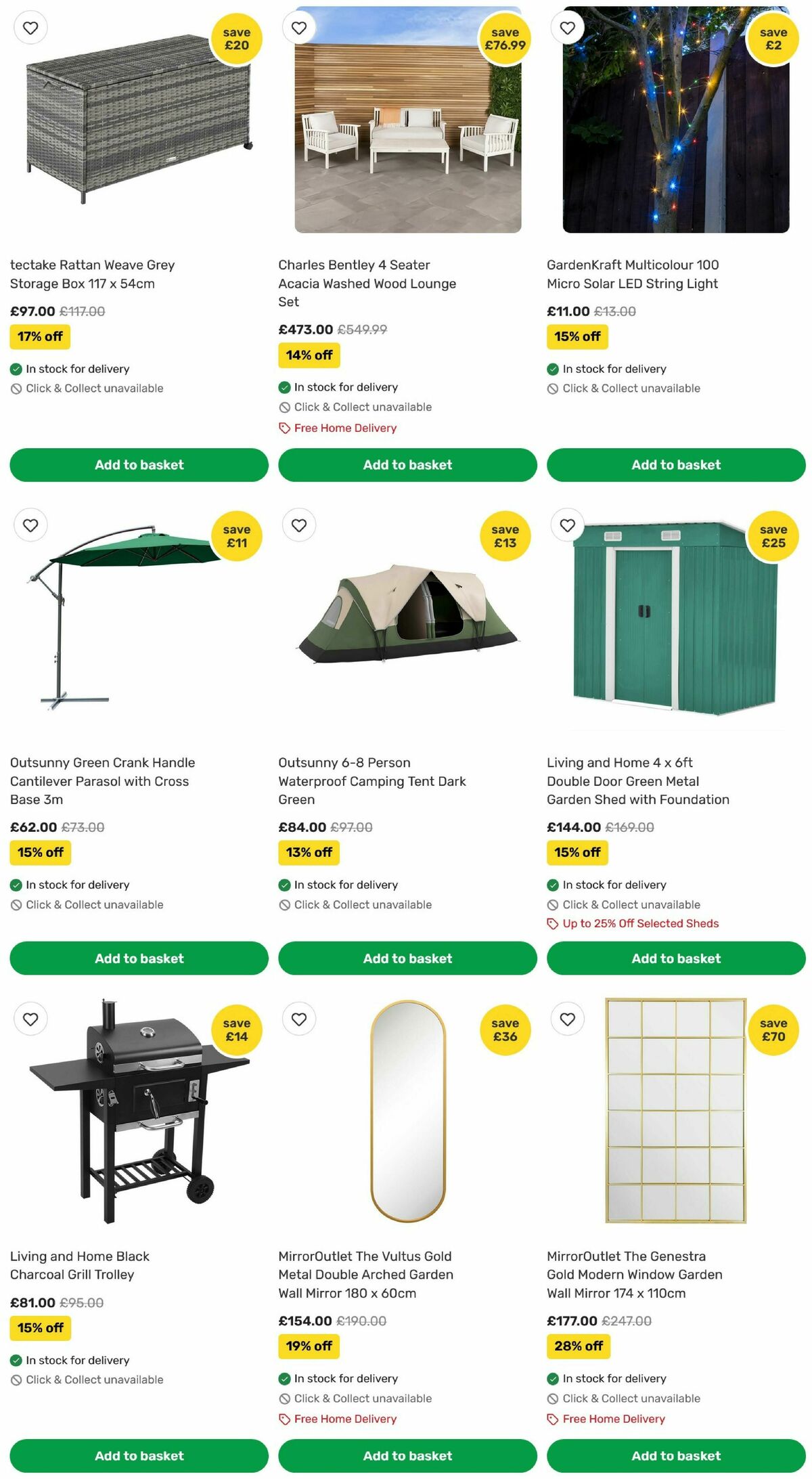 Homebase Offers from 12 March