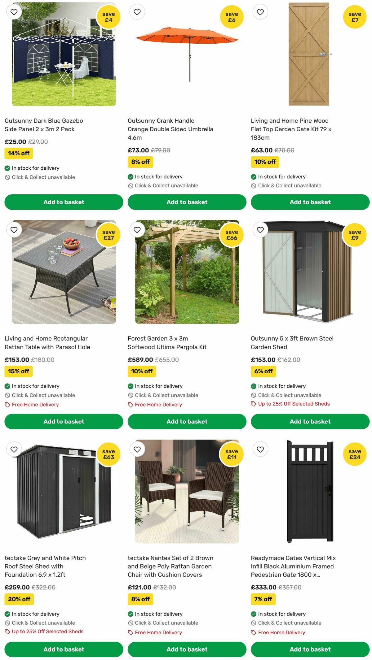 Homebase Offers from 12 March