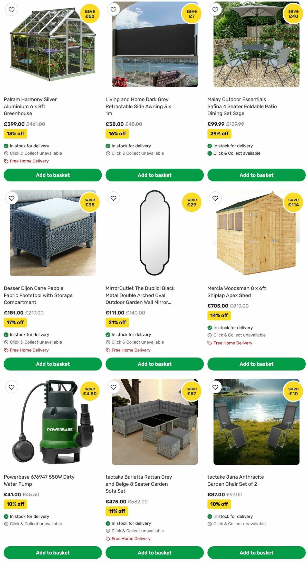 Homebase Offers from 12 March