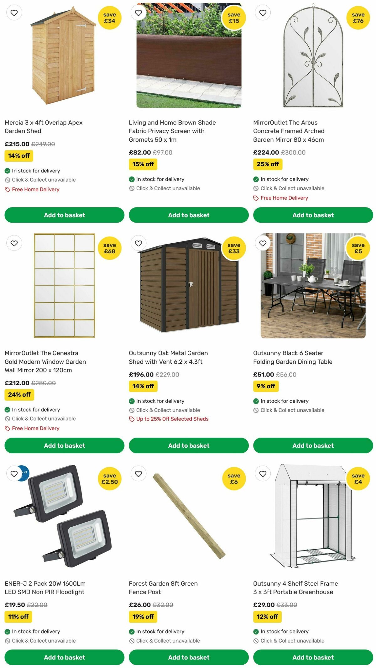 Homebase Offers from 12 March