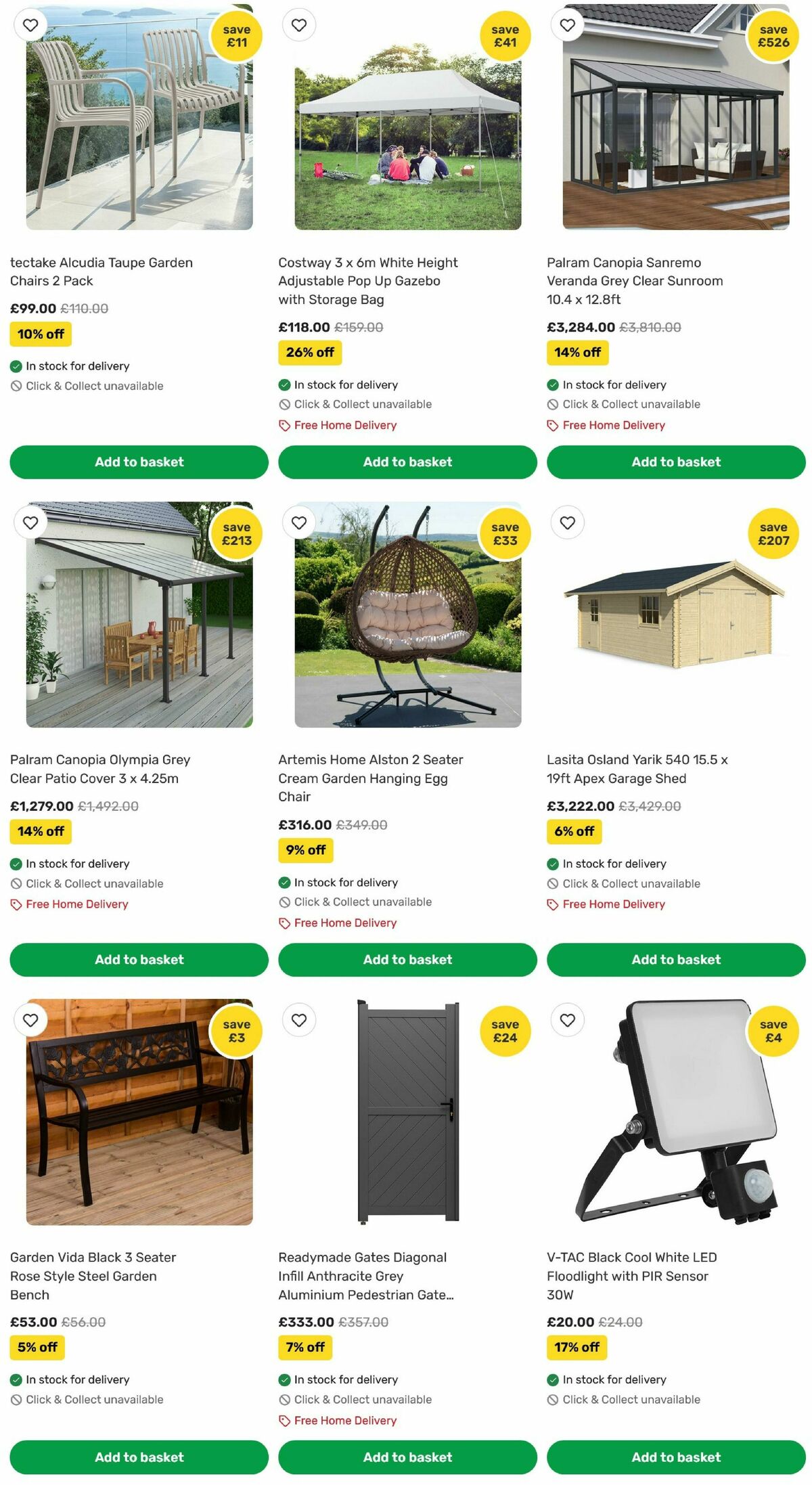 Homebase Offers from 12 March