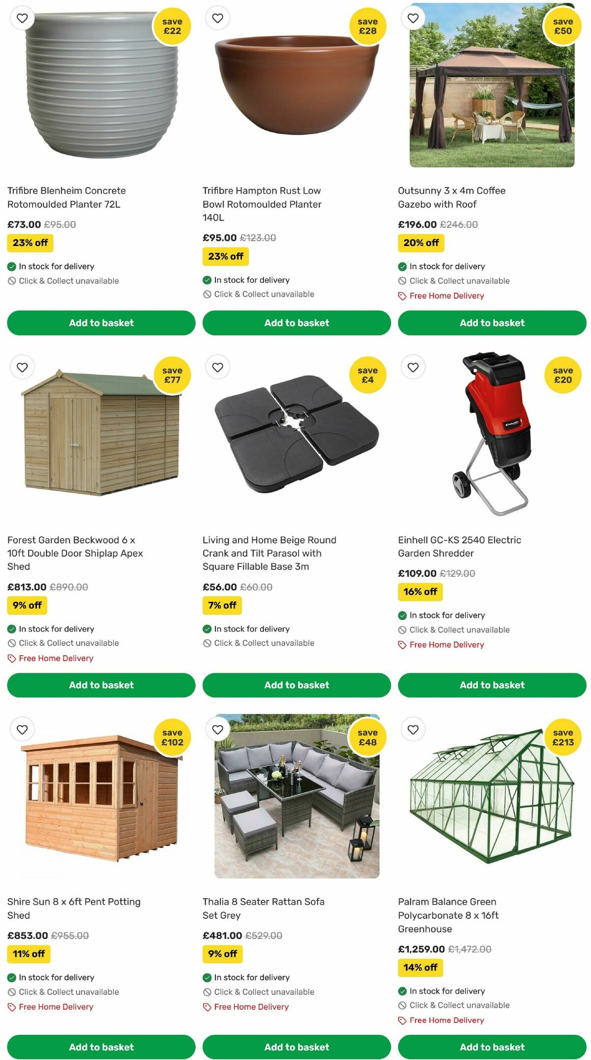 Homebase Offers from 12 March