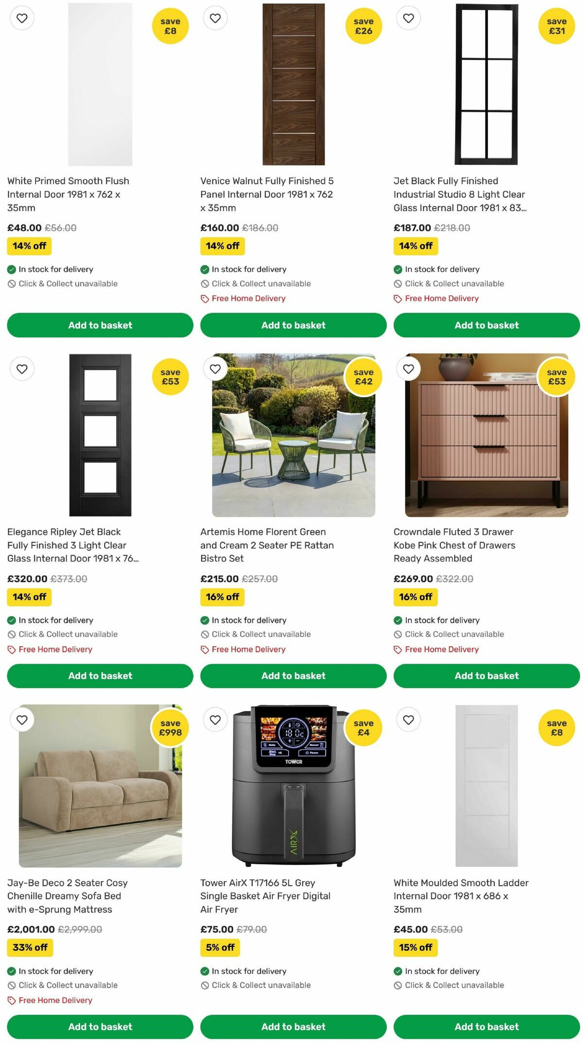 Homebase Offers from 10 April