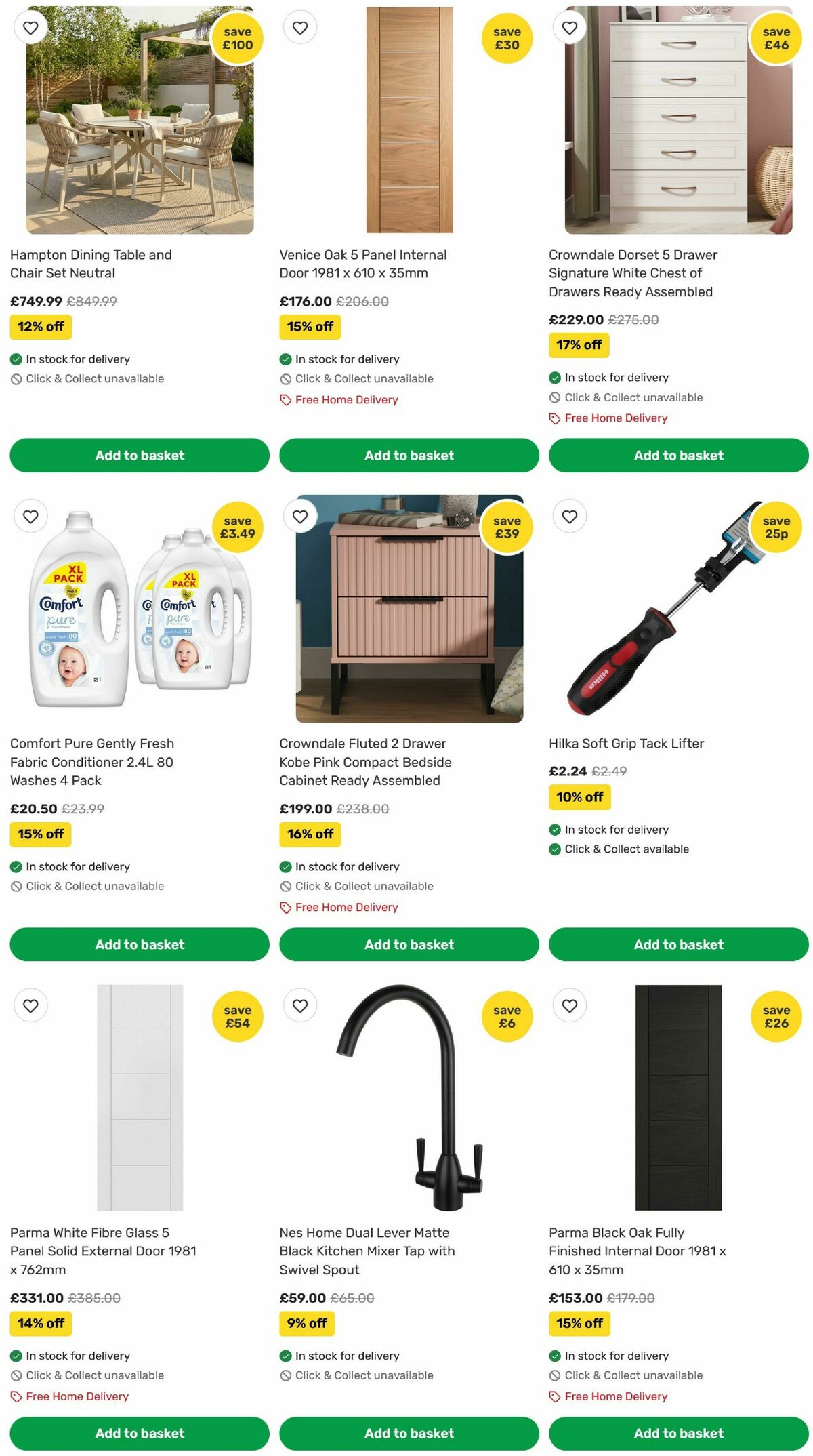 Homebase Offers from 10 April