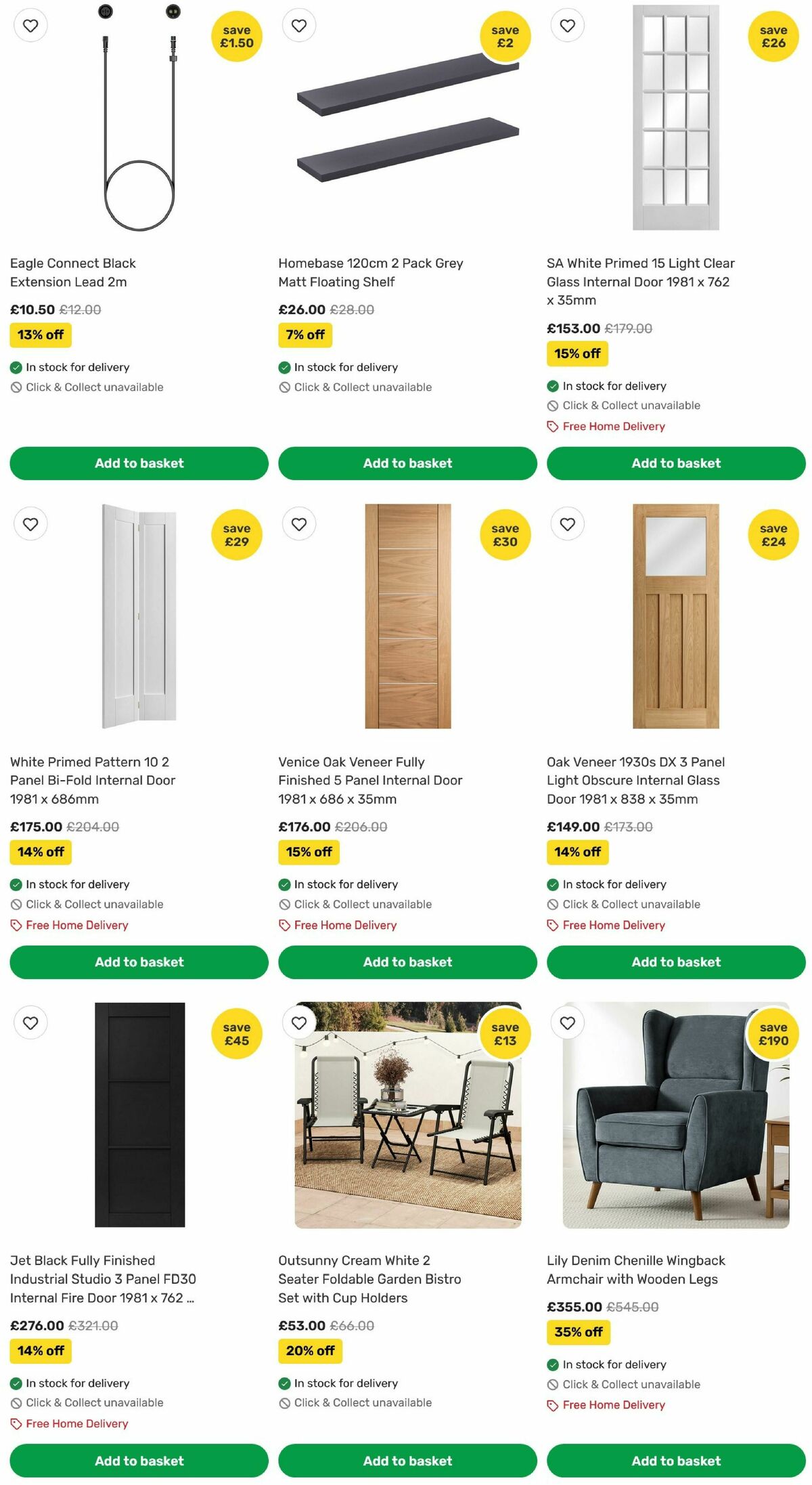 Homebase Offers from 10 April