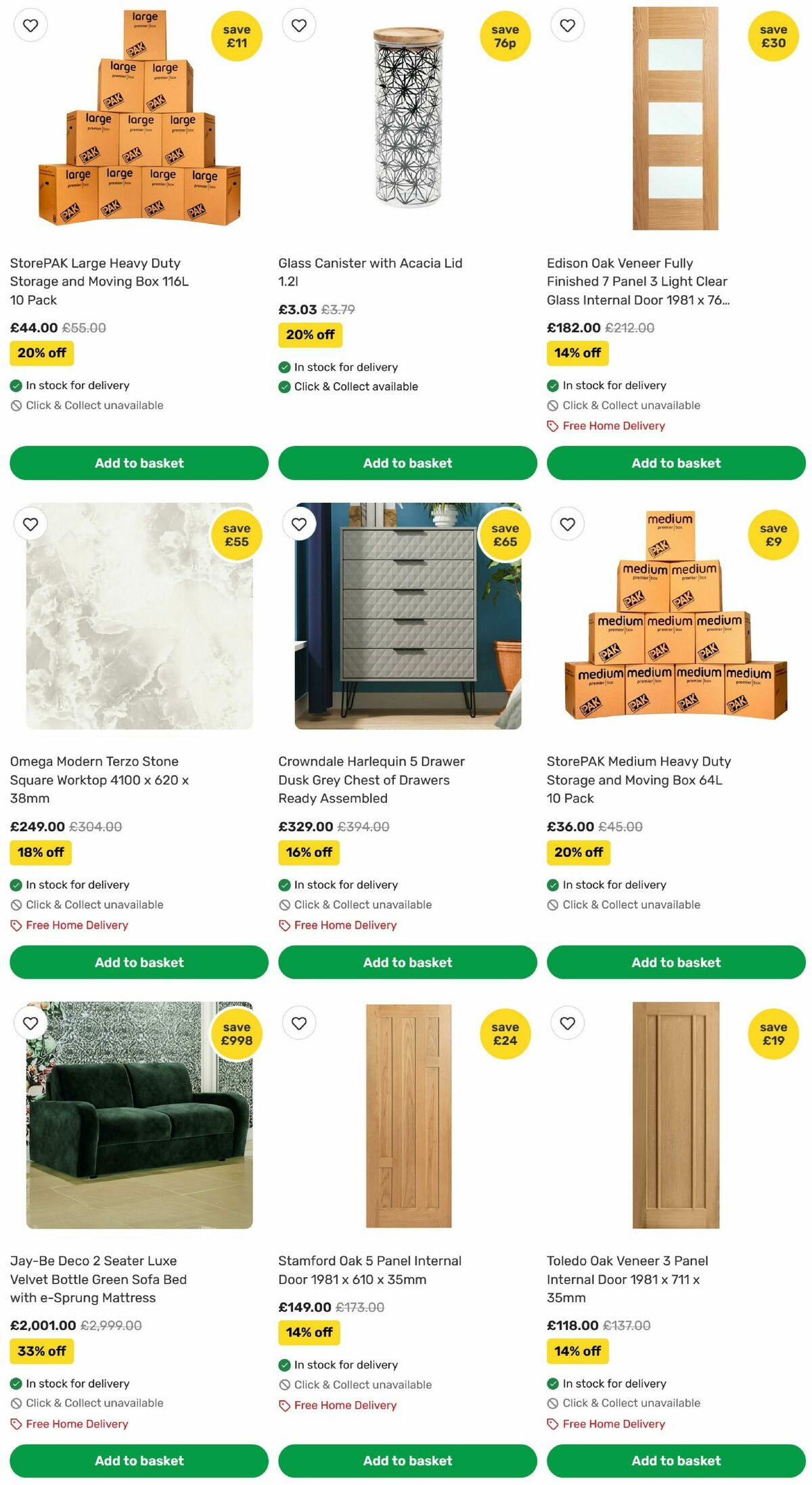 Homebase Offers from 10 April